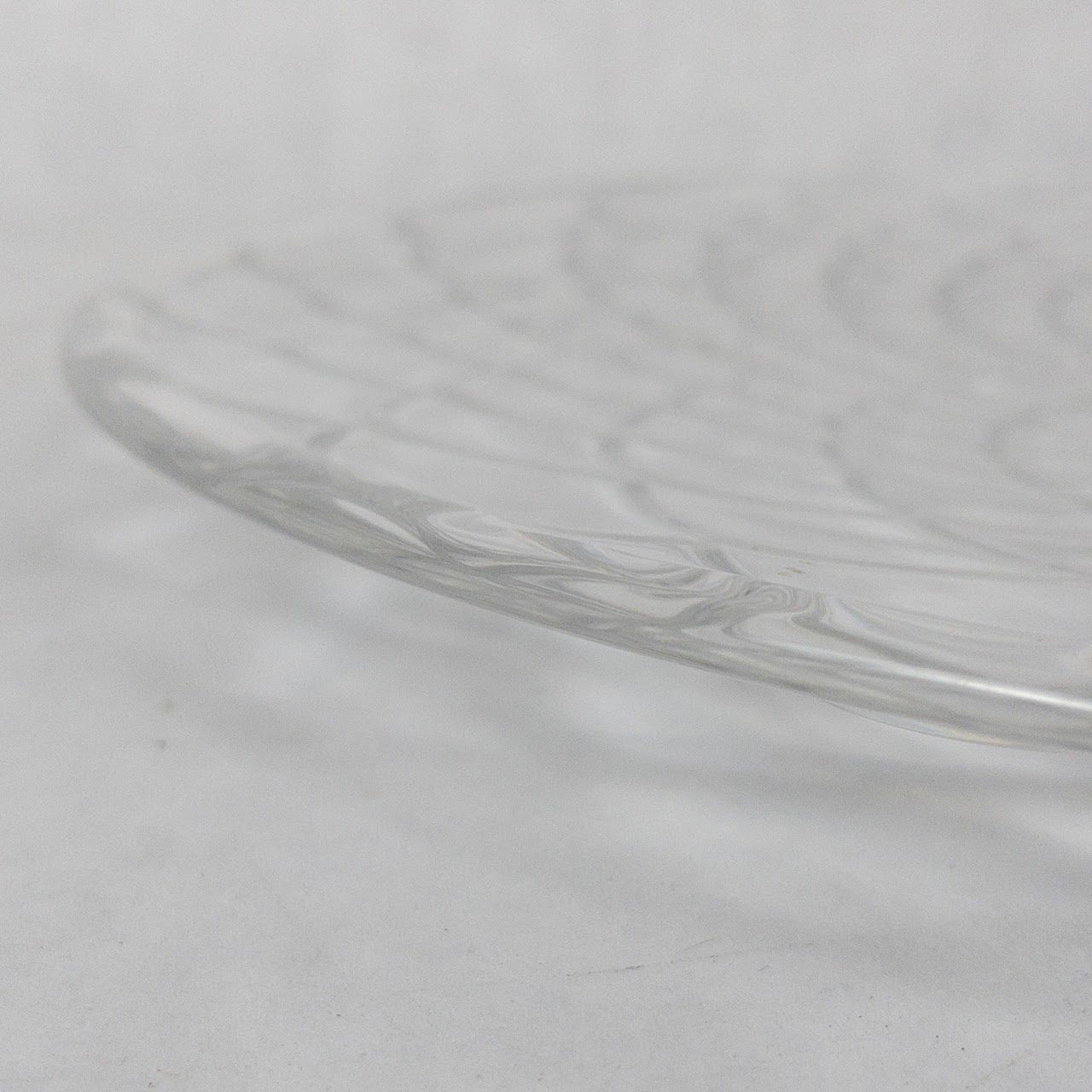 Tiffany & Co. Crystal Scaled Serving Dish