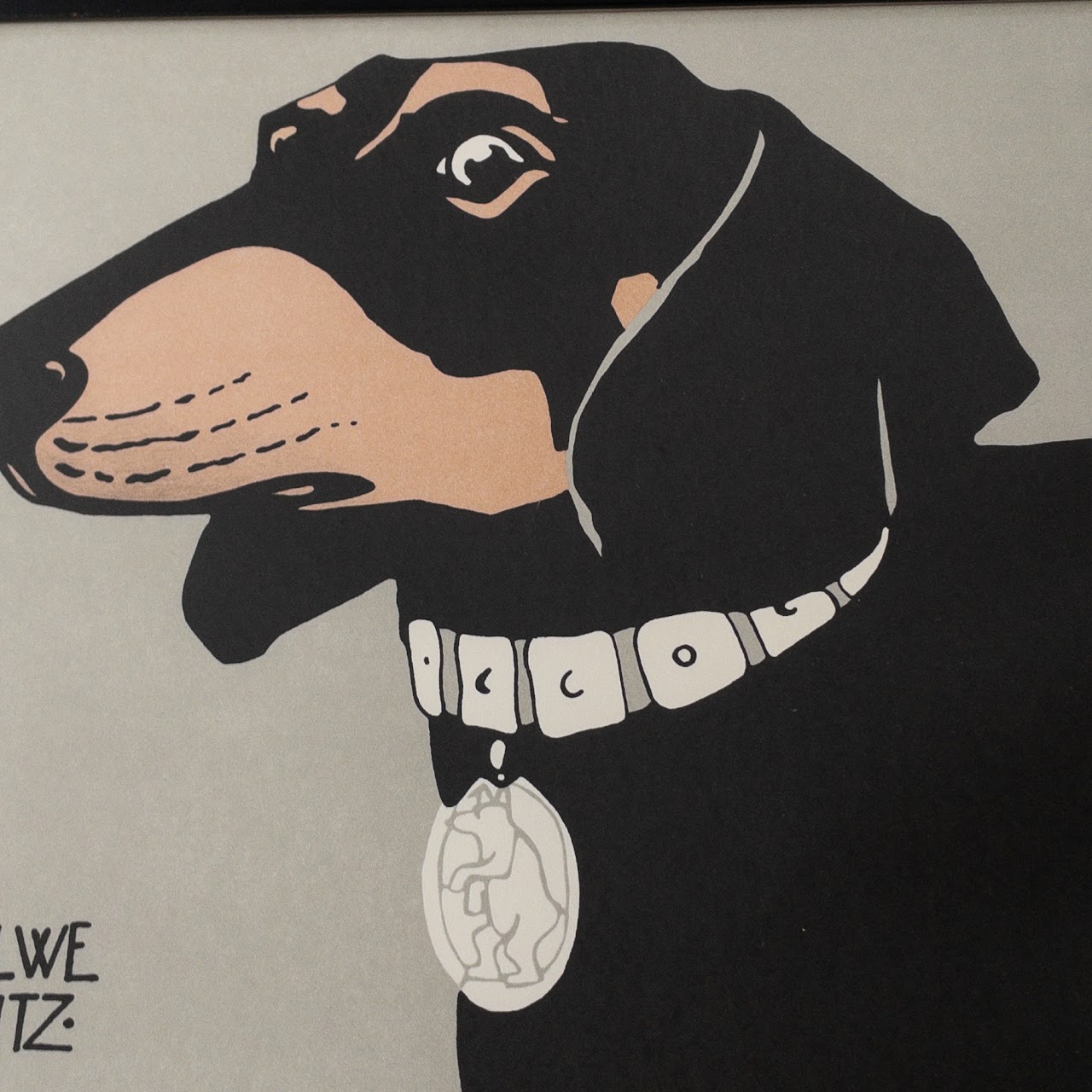 Hunde Ausstellung Dachshund Poster