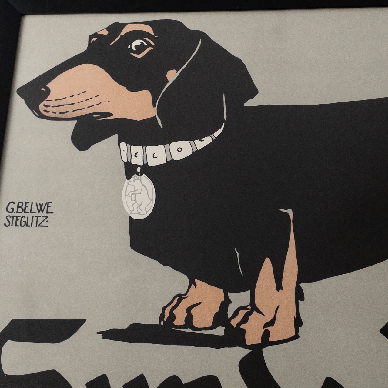 Hunde Ausstellung Dachshund Poster