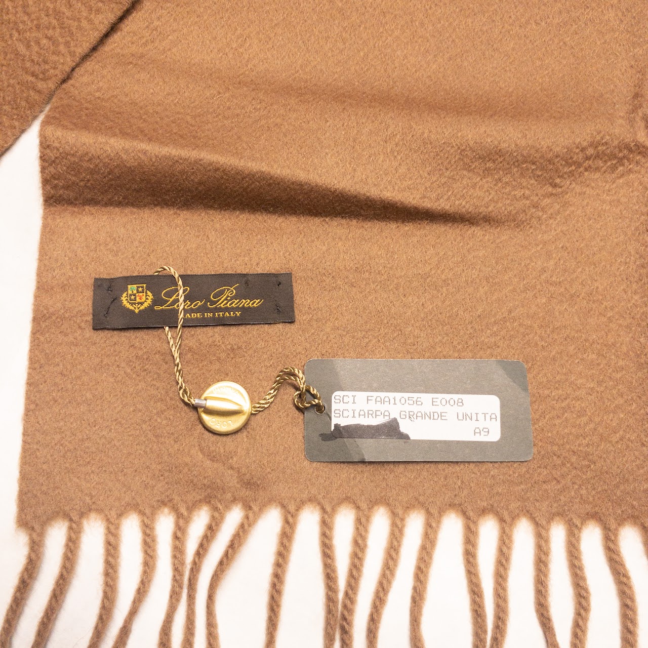 Loro Piana Cashmere Fringed Scarf