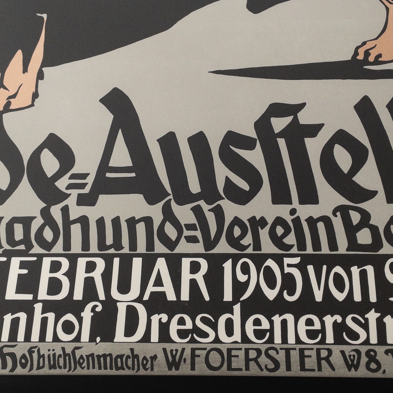 Hunde Ausstellung Dachshund Poster