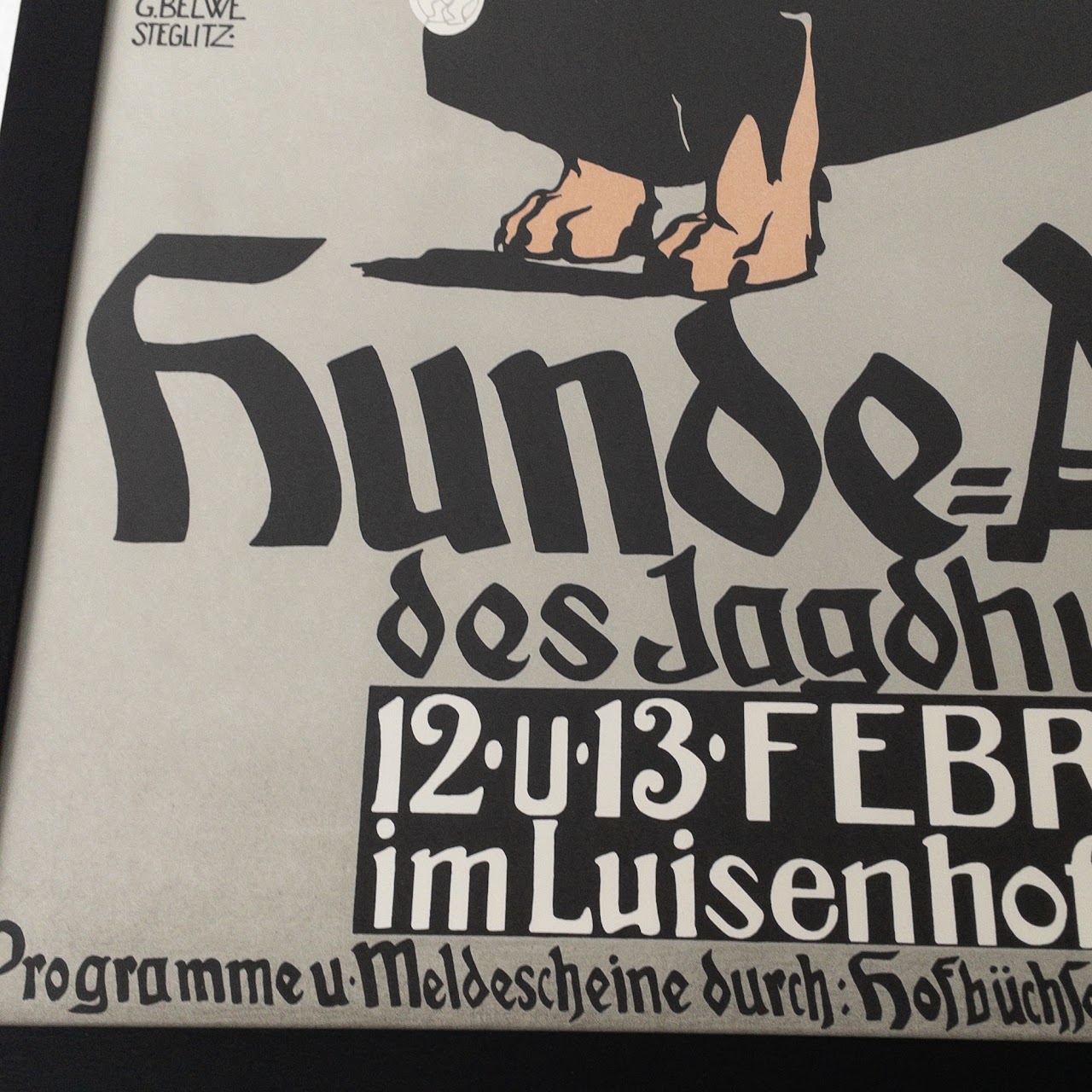 Hunde Ausstellung Dachshund Poster