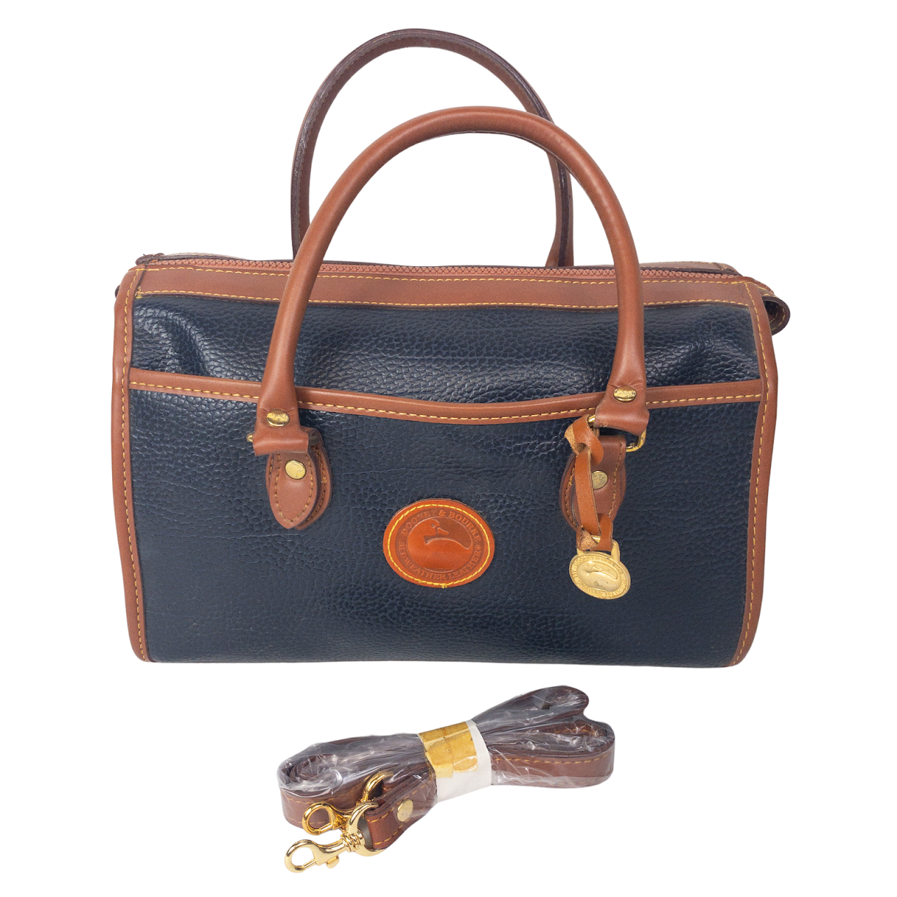 Dooney & Bourke Vintage Pebble Leather Convertible Shoulder Bag