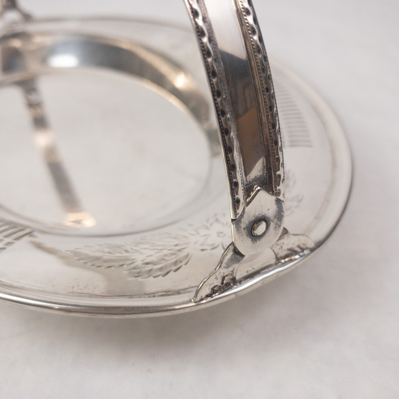 Sterling Silver Serving Tray with Handle