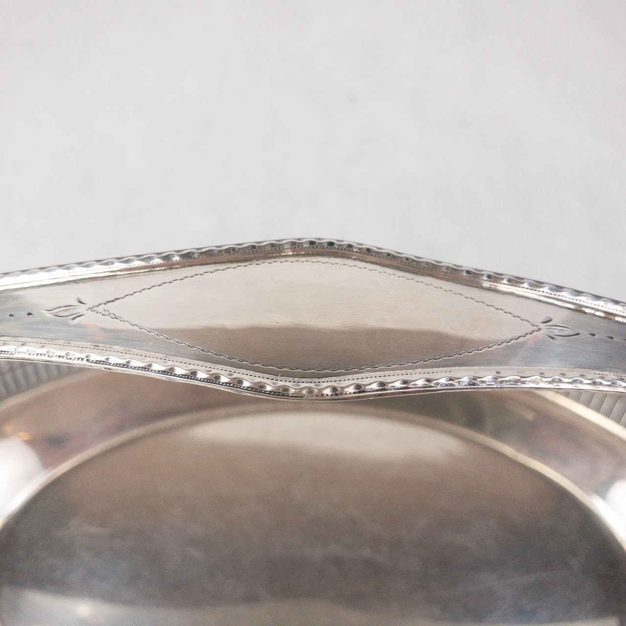 Sterling Silver Serving Tray with Handle