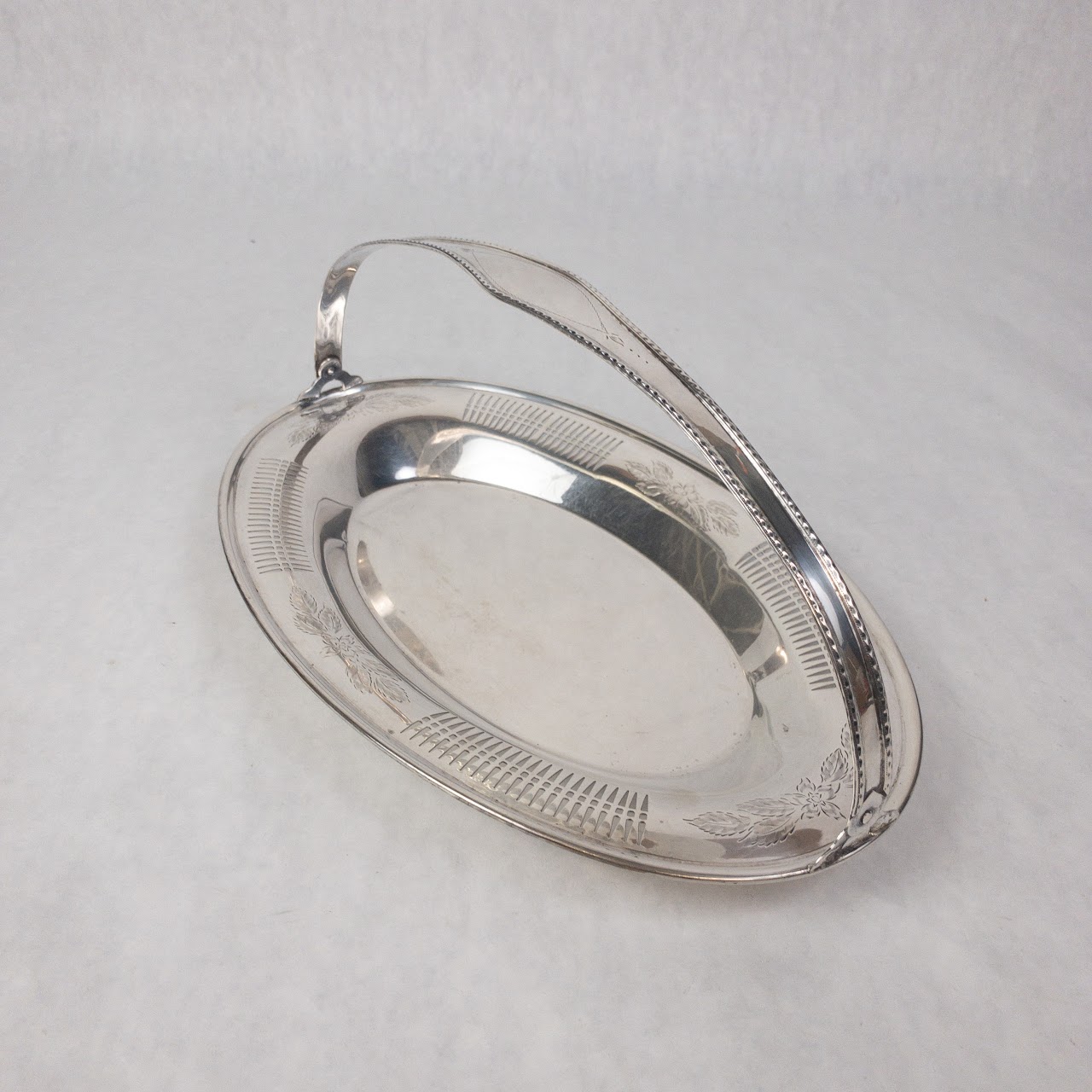 Sterling Silver Serving Tray with Handle