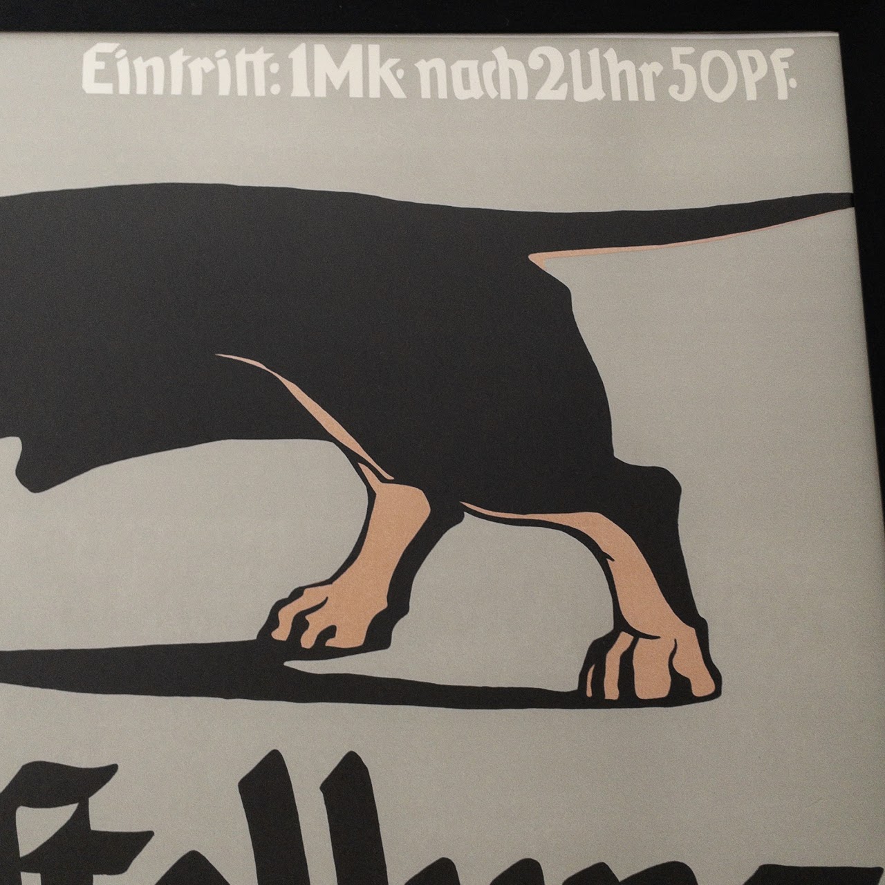 Hunde Ausstellung Dachshund Poster