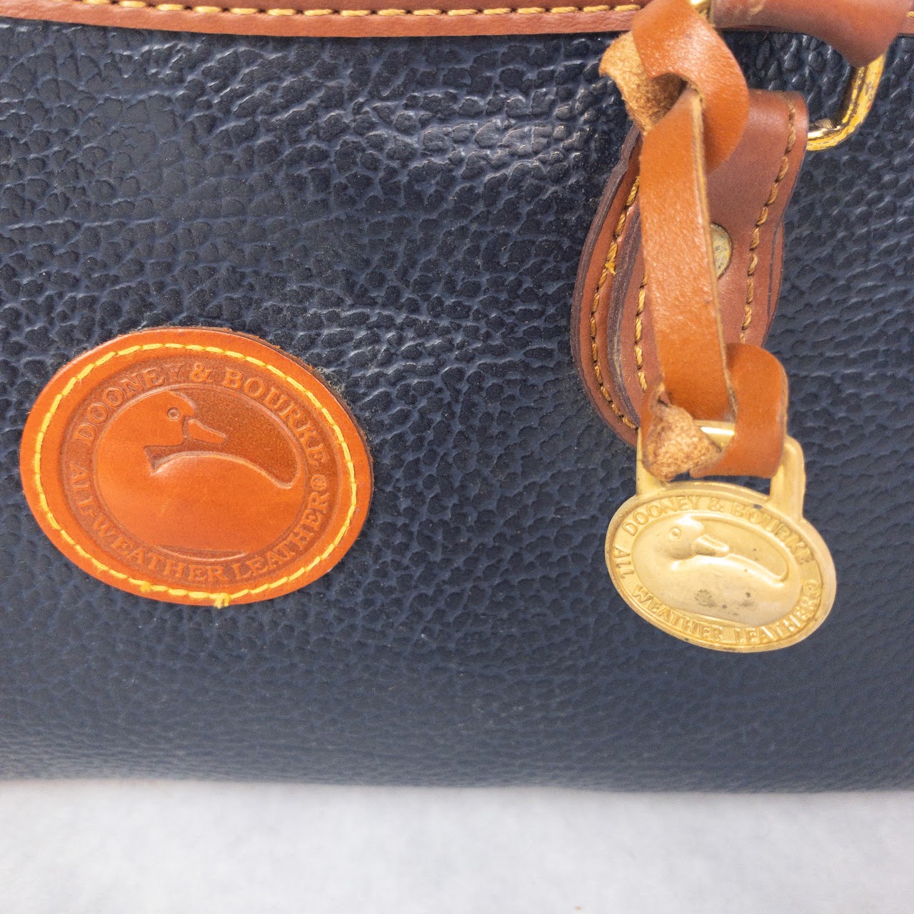 Dooney & Bourke Vintage Pebble Leather Convertible Shoulder Bag