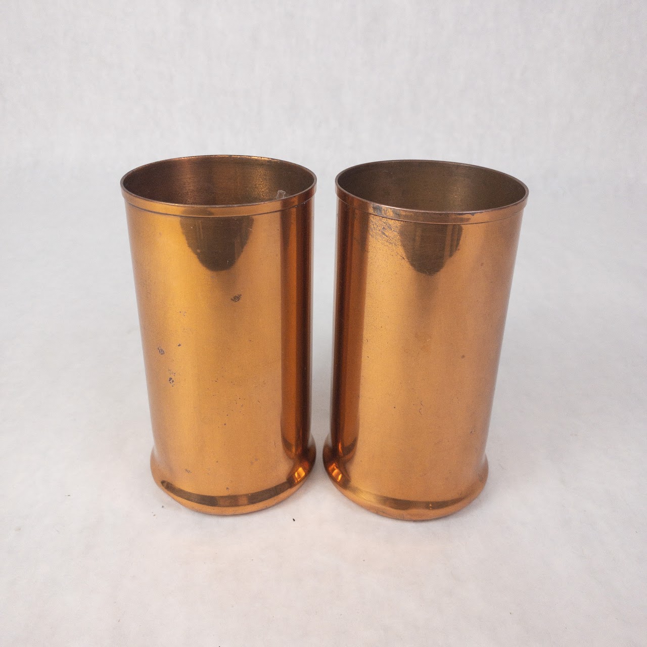 Copper Vintage Mug Set Of Two