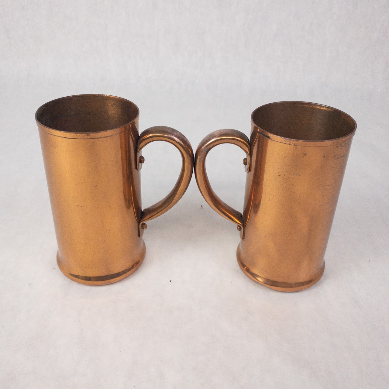 Copper Vintage Mug Set Of Two