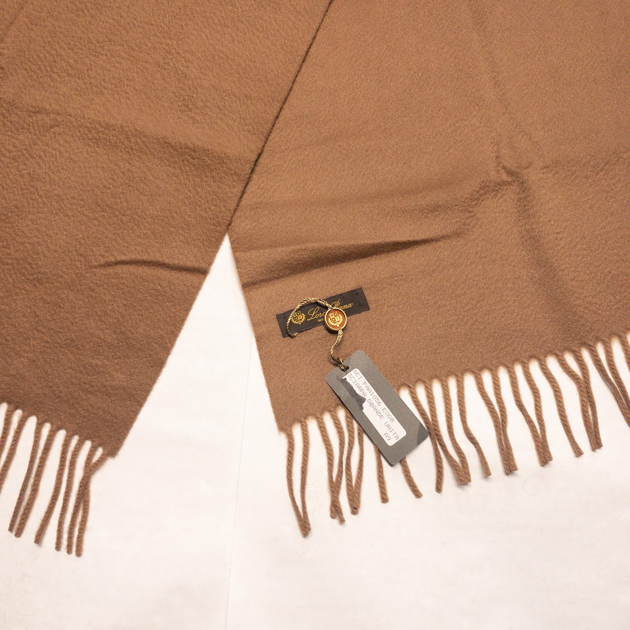 Loro Piana Cashmere Fringed Scarf