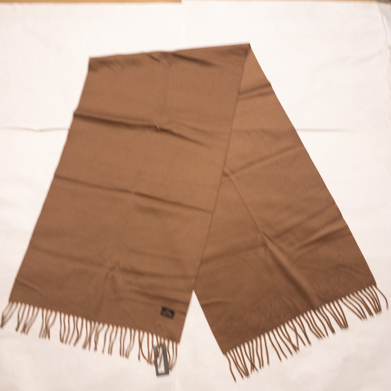 Loro Piana Cashmere Fringed Scarf