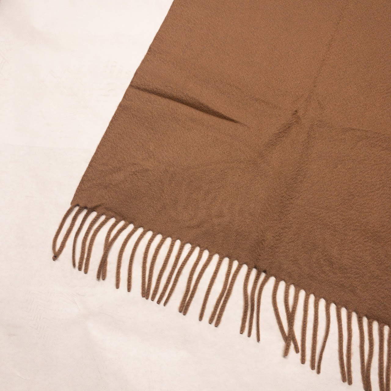 Loro Piana Cashmere Fringed Scarf