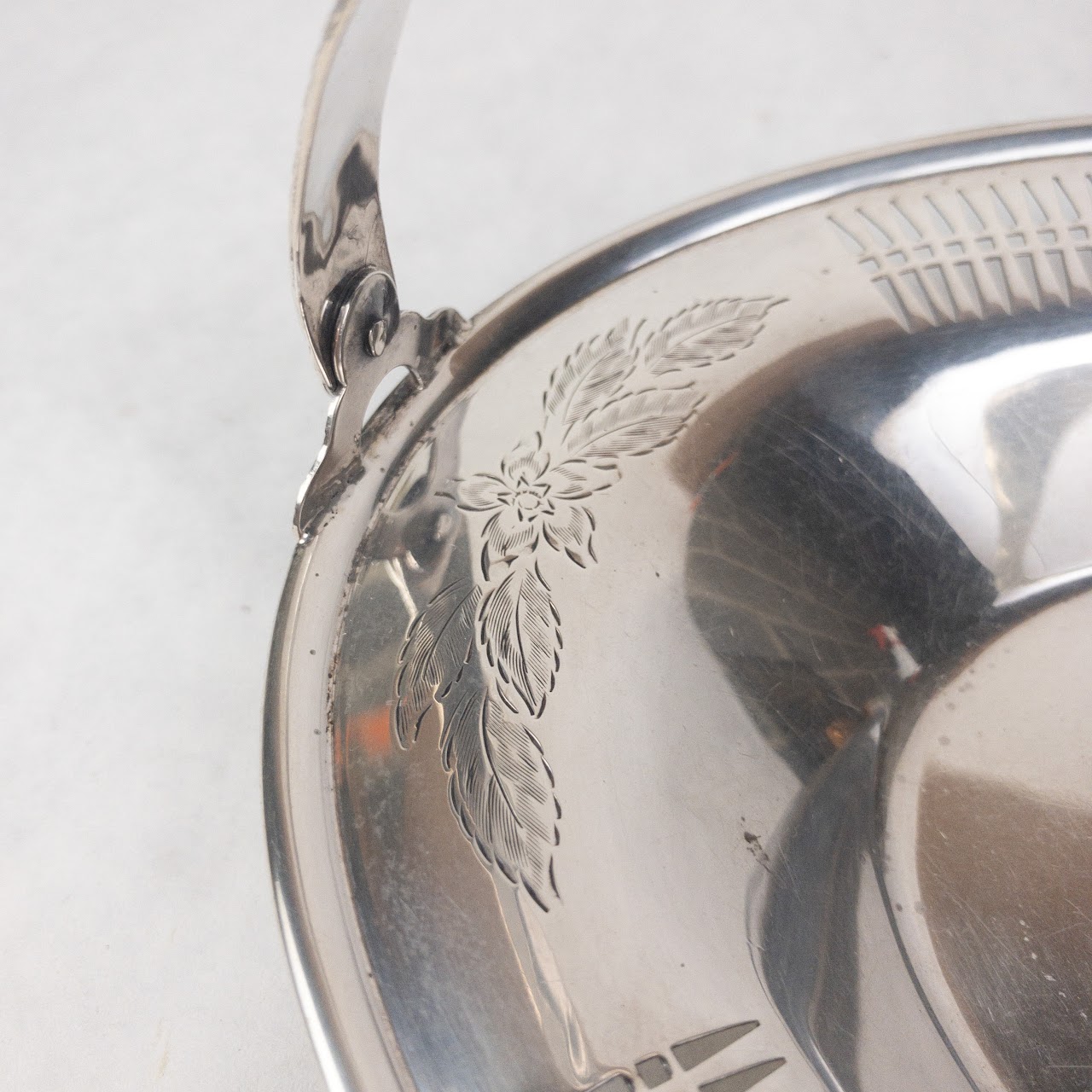 Sterling Silver Serving Tray with Handle