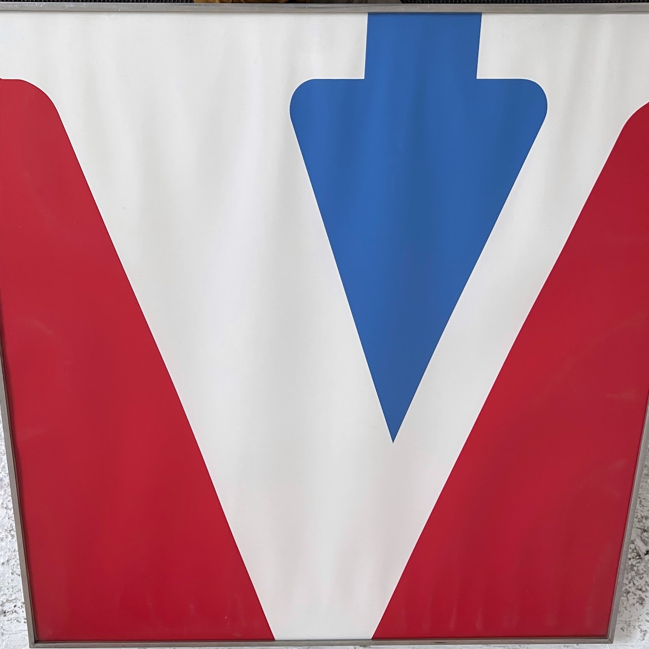 Robert Indiana 'The American Love' Signed Four Panel Silksreen, 1972