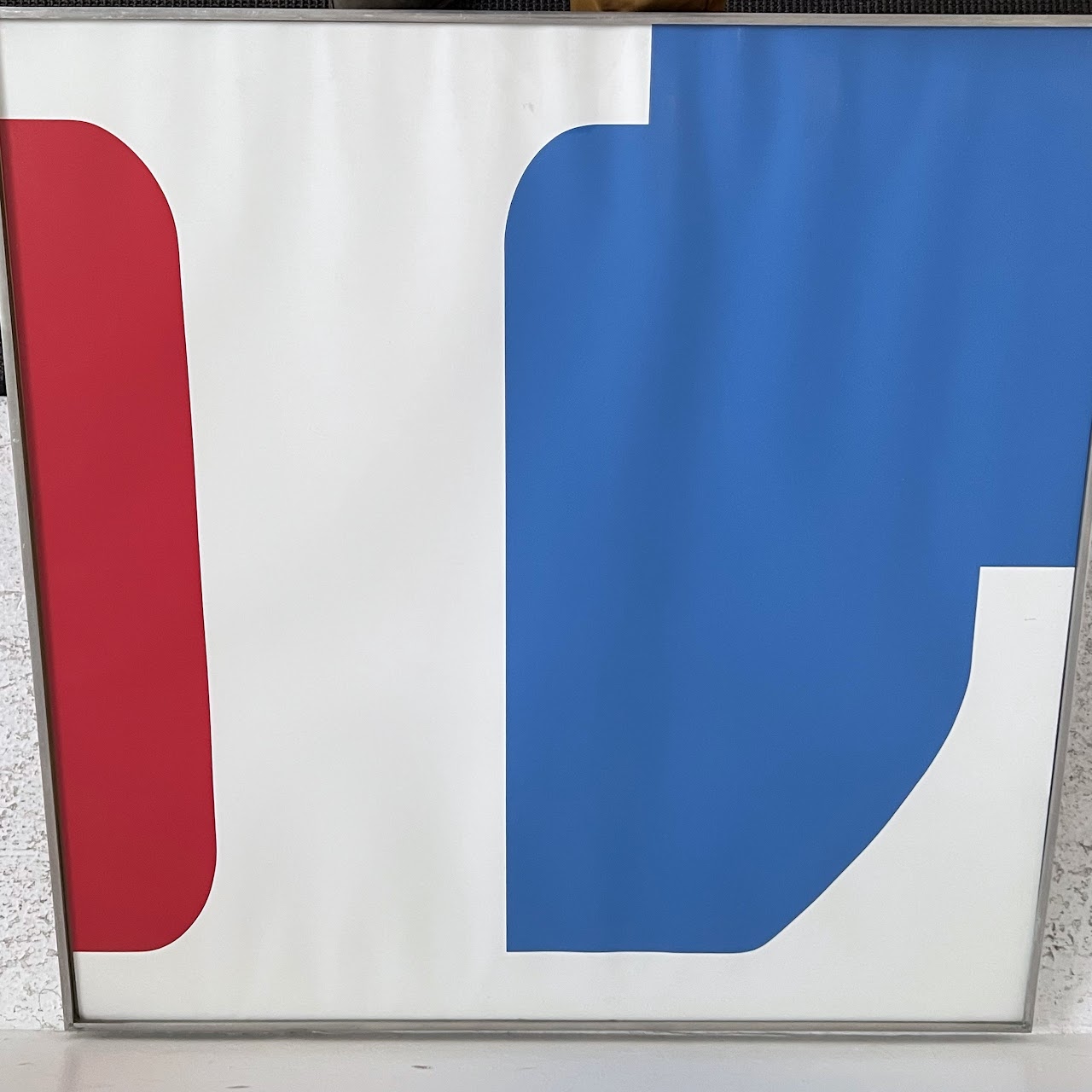 Robert Indiana 'The American Love' Signed Four Panel Silksreen, 1972