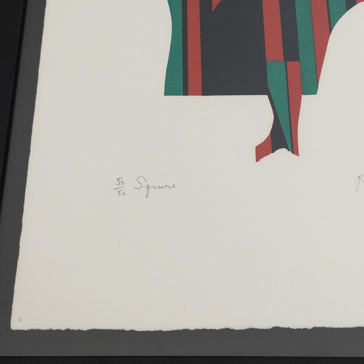 Ronald King Signed 'Canterbury Tales-Squire' Serigraph, 1970