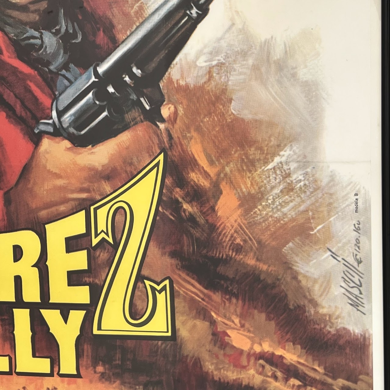 'Alvarez Kelly' Original French Jean Mascii Movie Poster