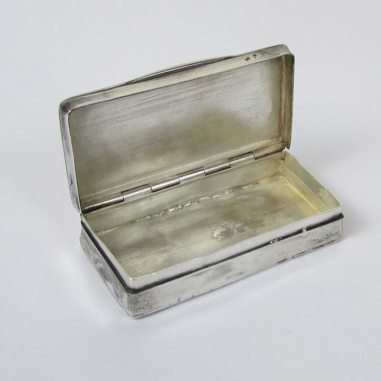 Silver Vintage Toothpick Case