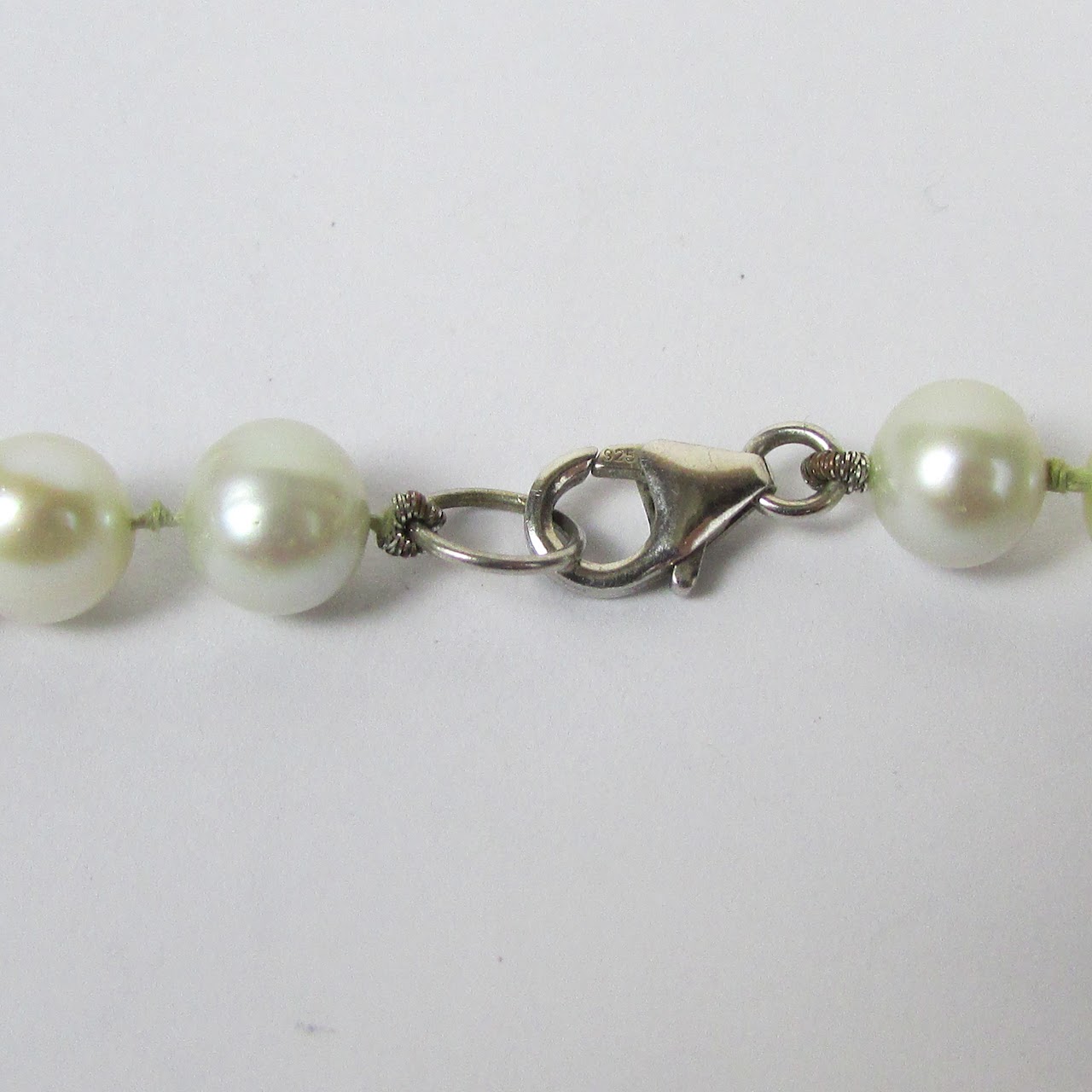 Pearl & Sterling Silver Strand