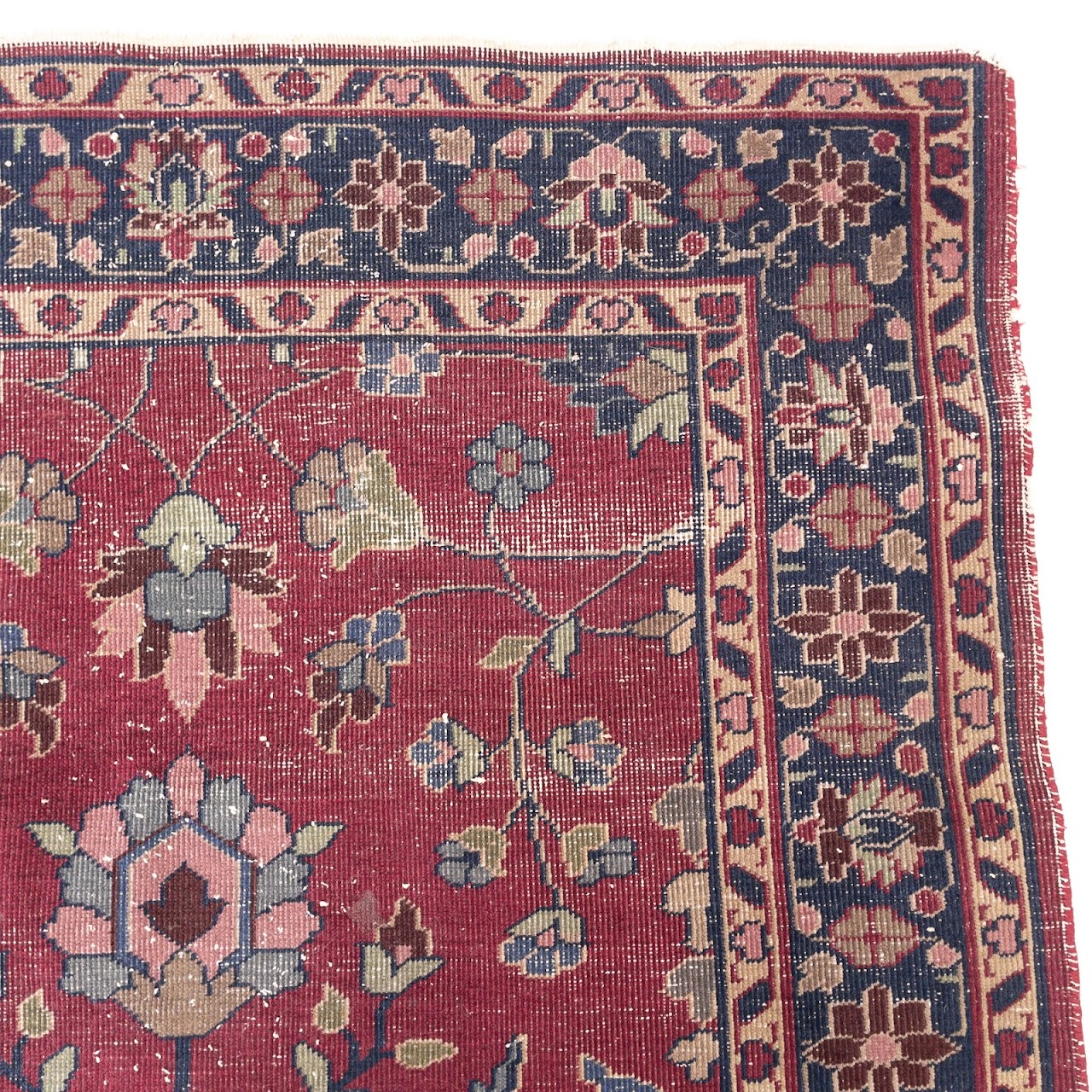 Floral Pattern Hand Knotted Rug