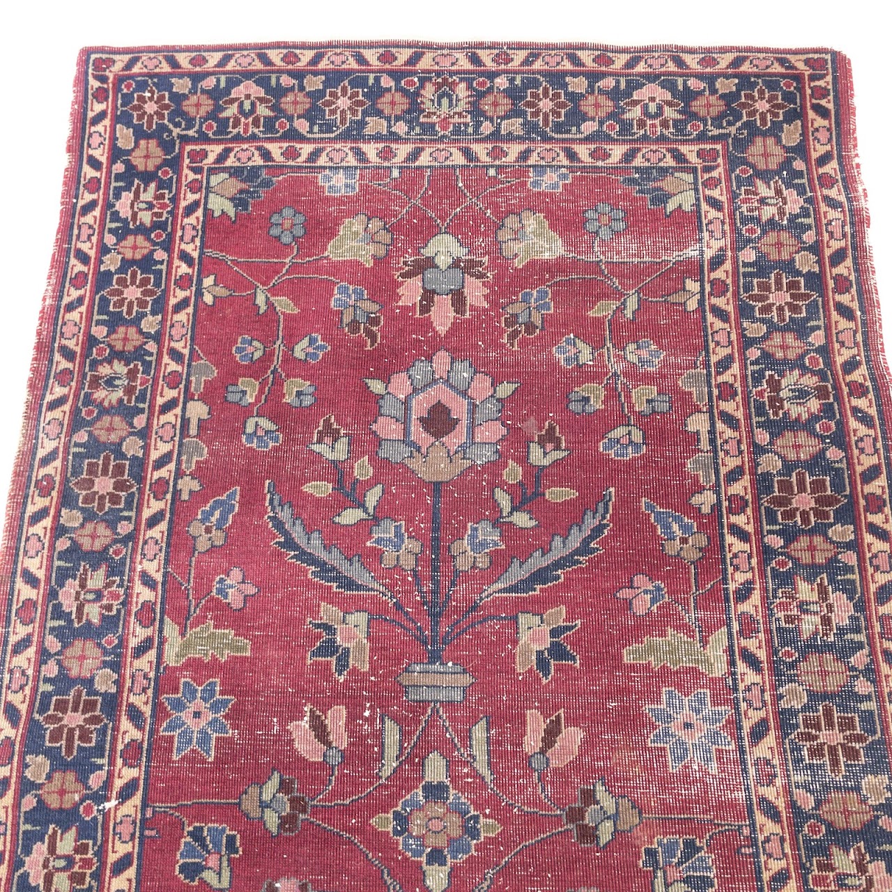 Floral Pattern Hand Knotted Rug