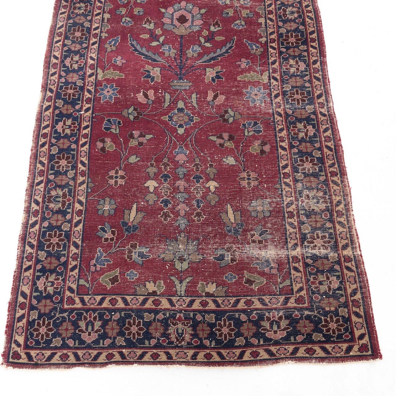 Floral Pattern Hand Knotted Rug