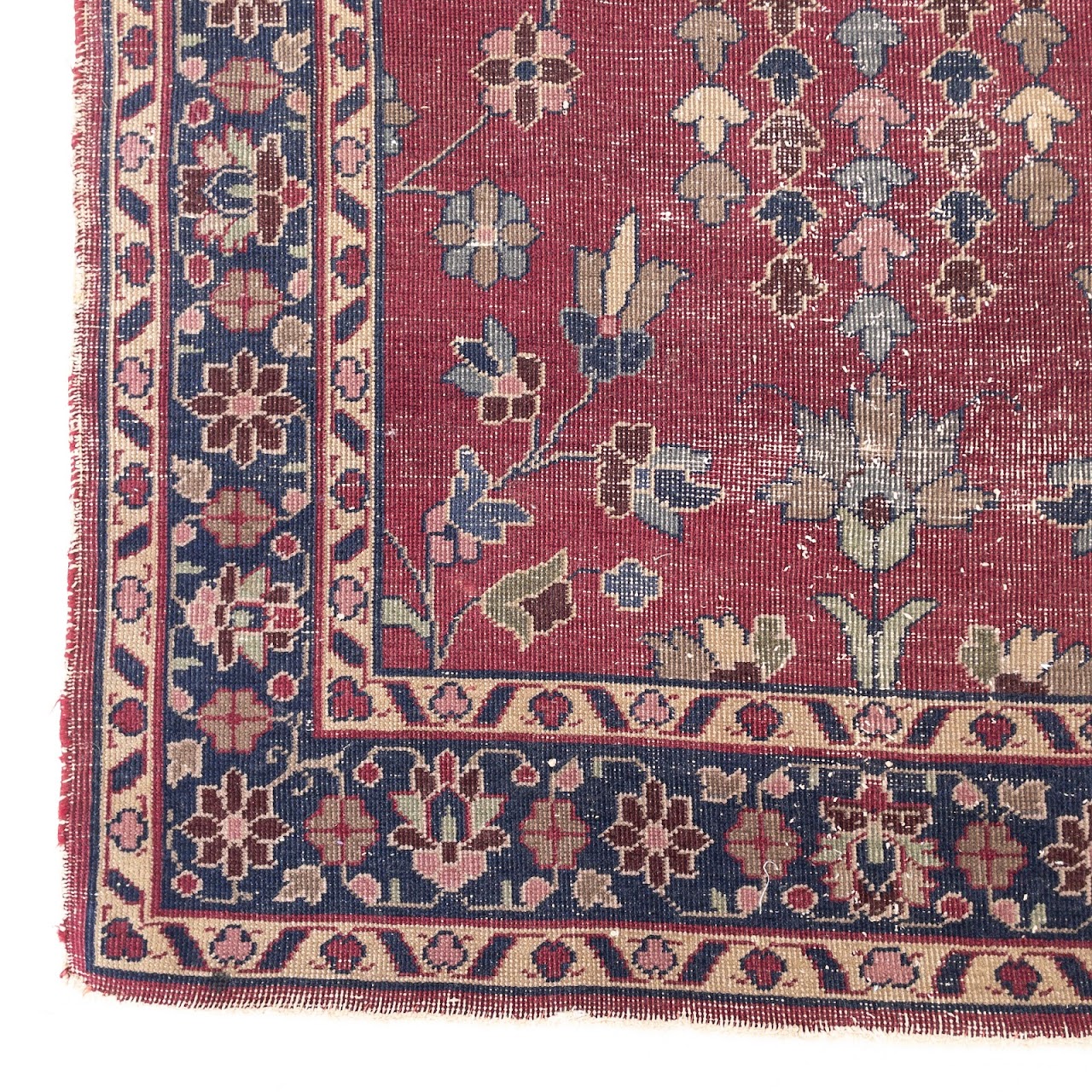 Floral Pattern Hand Knotted Rug