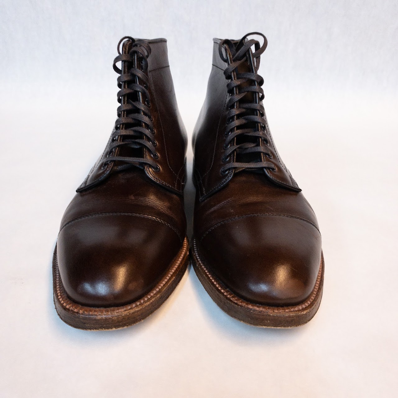 Alden, New England Straight Tip Ankle Boots