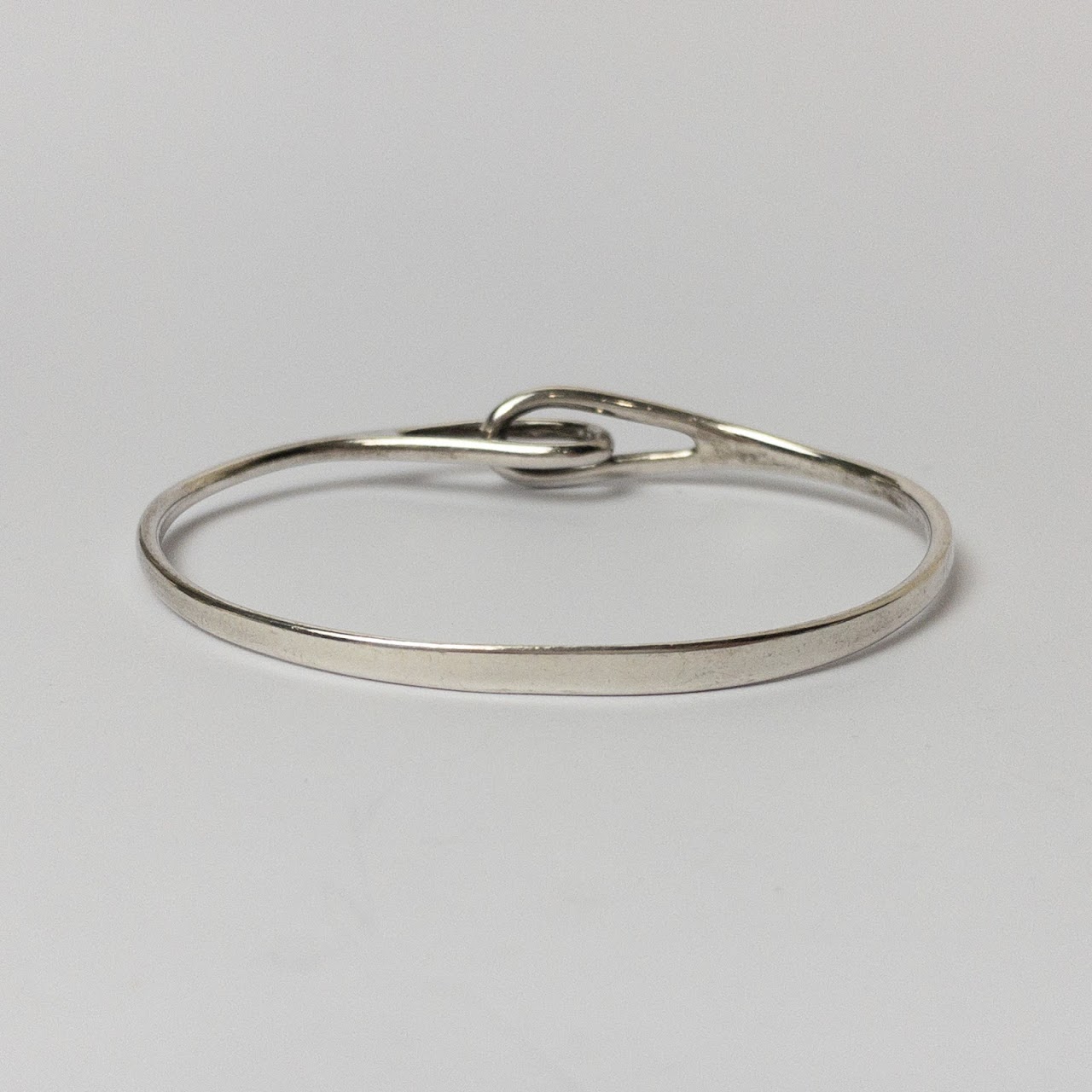 Tiffany & Co. Sterling Silver Infinity Bangle Bracelet