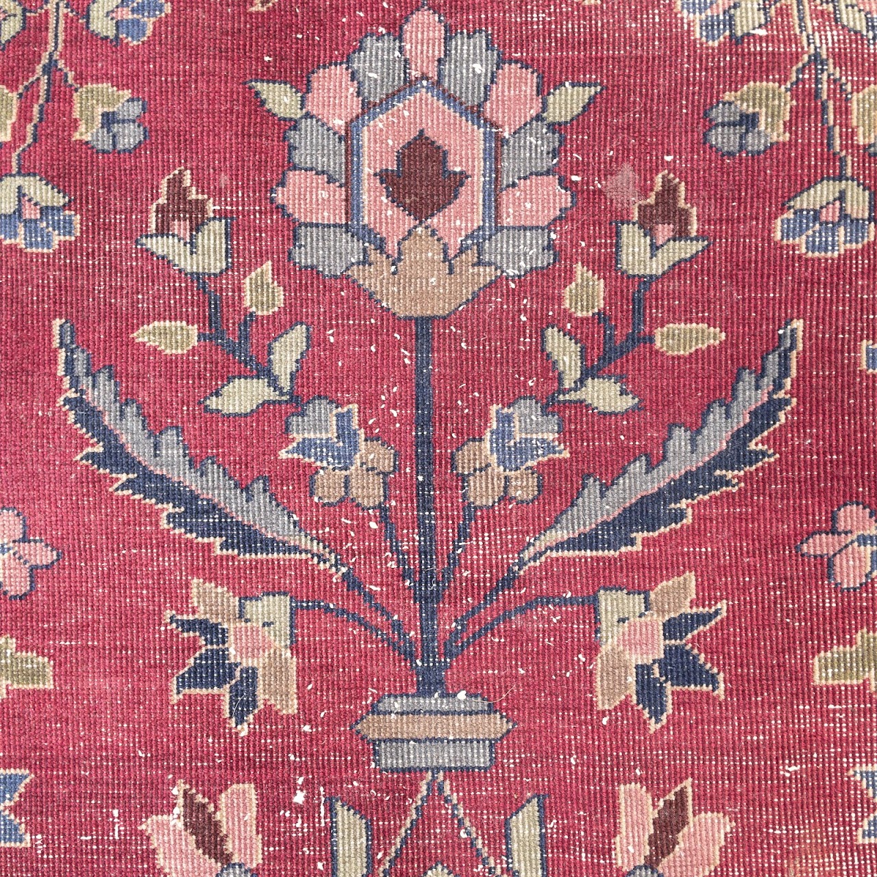 Floral Pattern Hand Knotted Rug