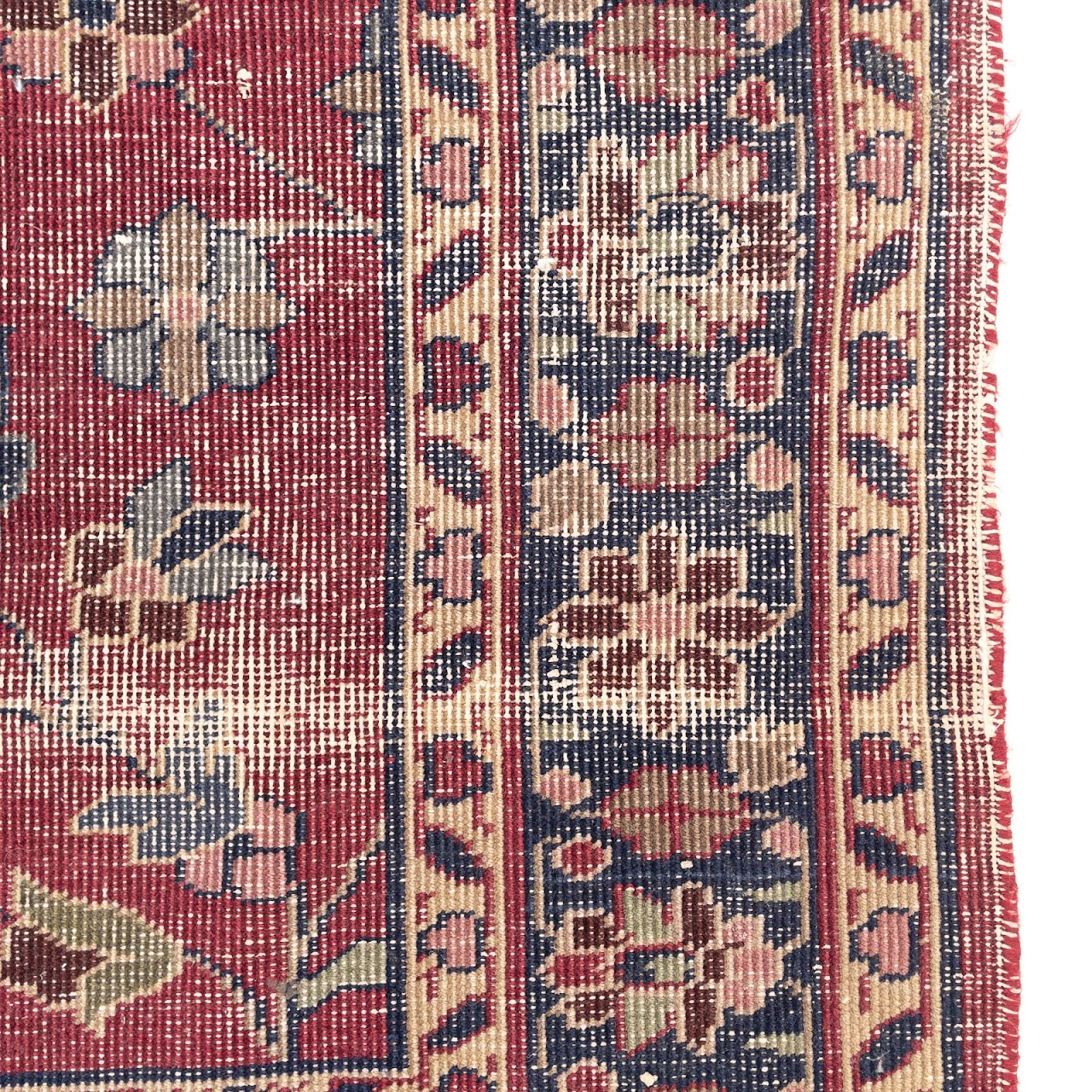 Floral Pattern Hand Knotted Rug