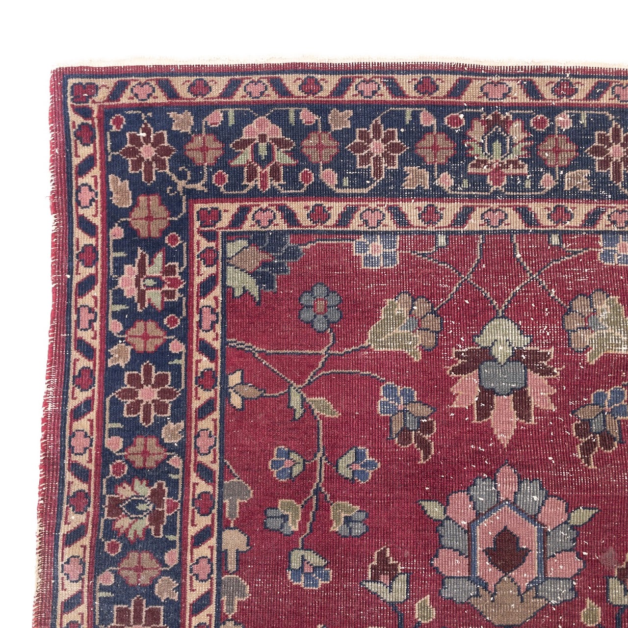 Floral Pattern Hand Knotted Rug