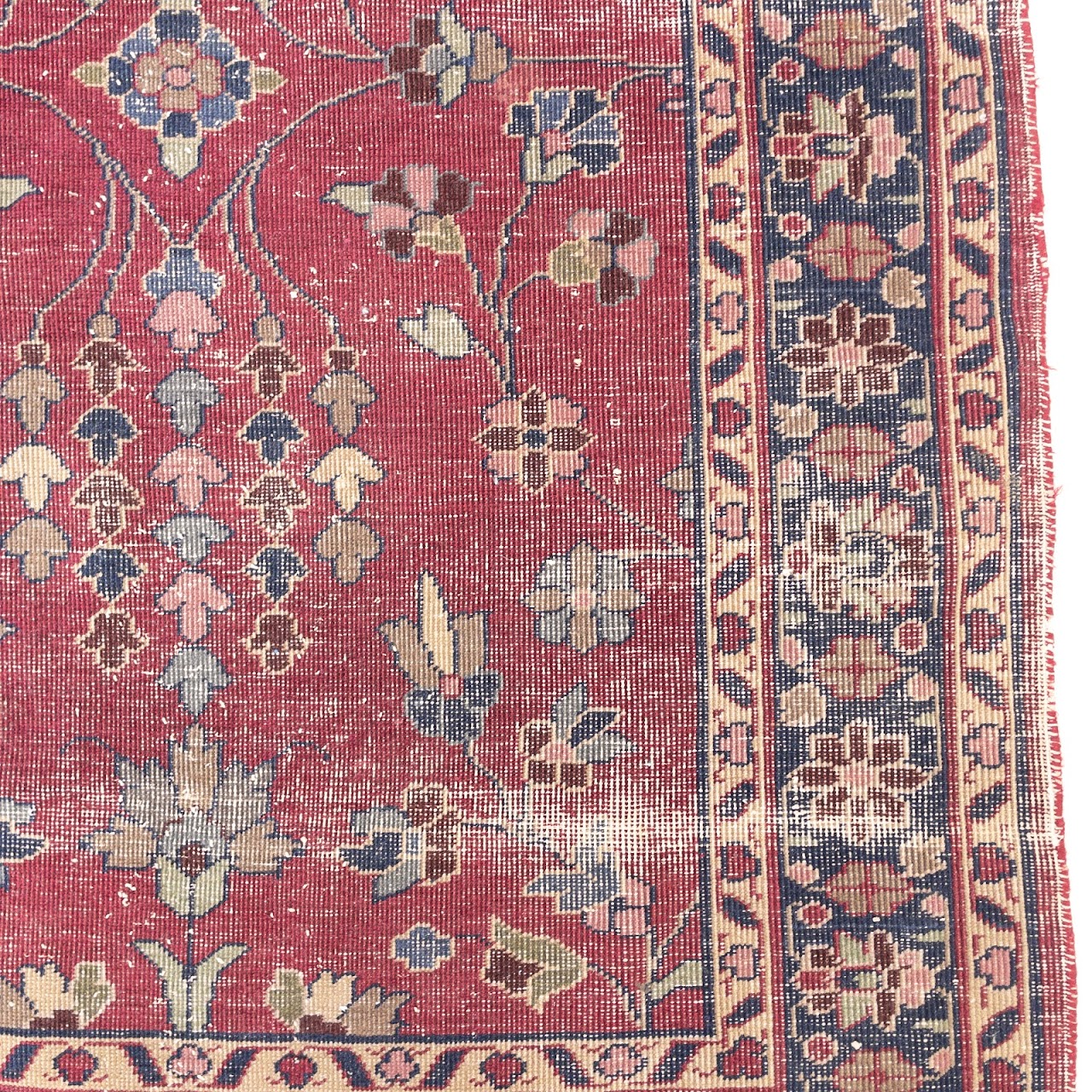 Floral Pattern Hand Knotted Rug