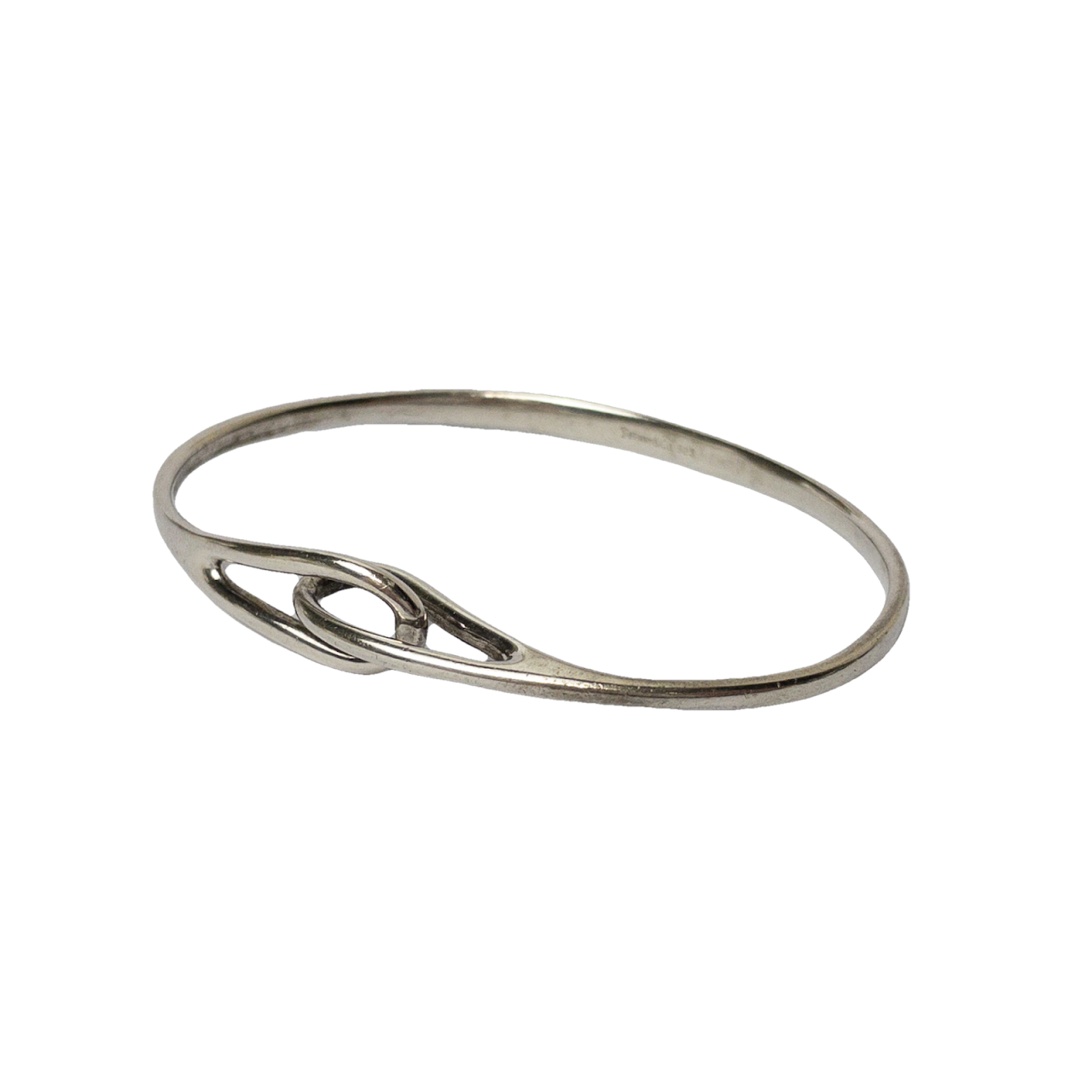 Tiffany & Co. Sterling Silver Infinity Bangle Bracelet