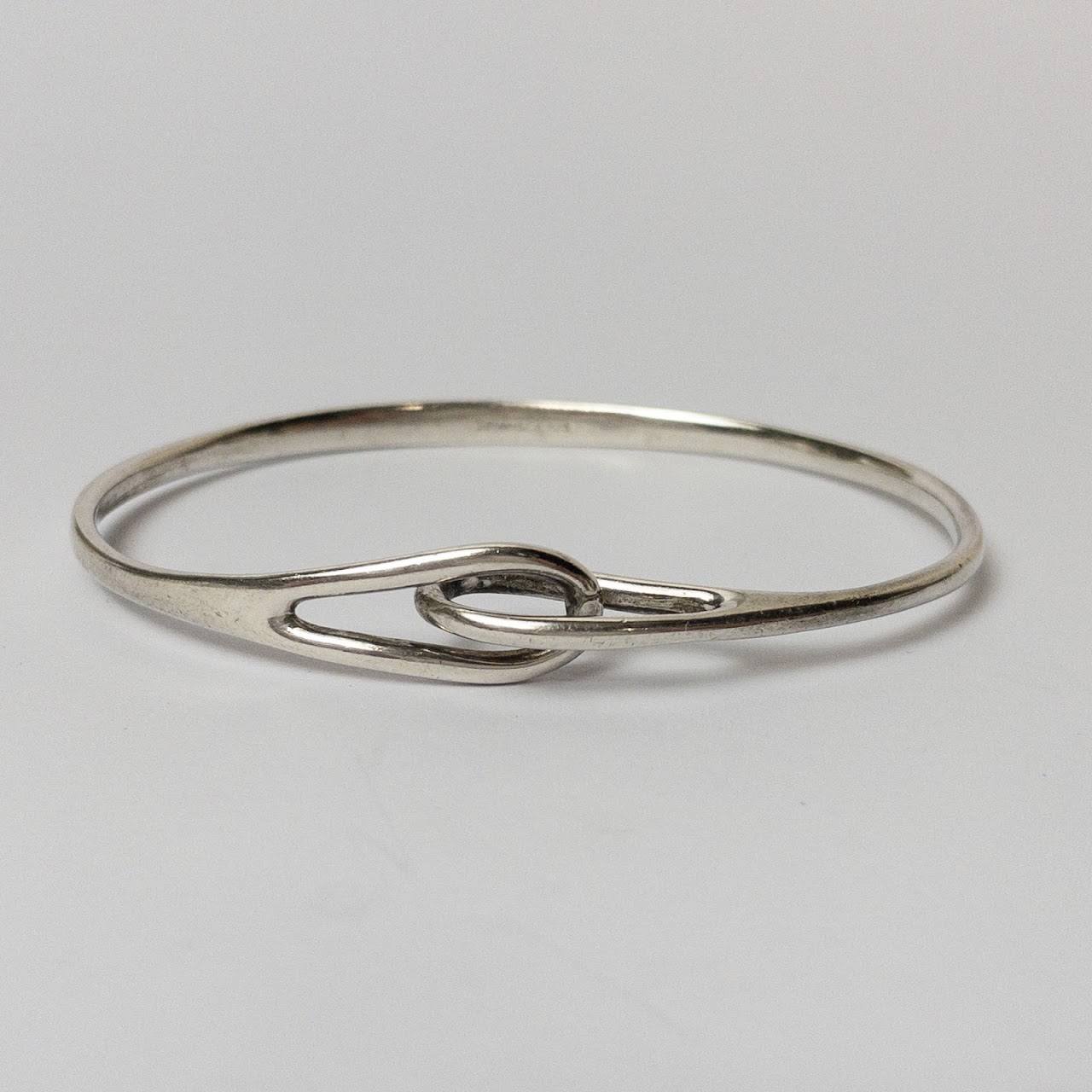 Tiffany & Co. Sterling Silver Infinity Bangle Bracelet