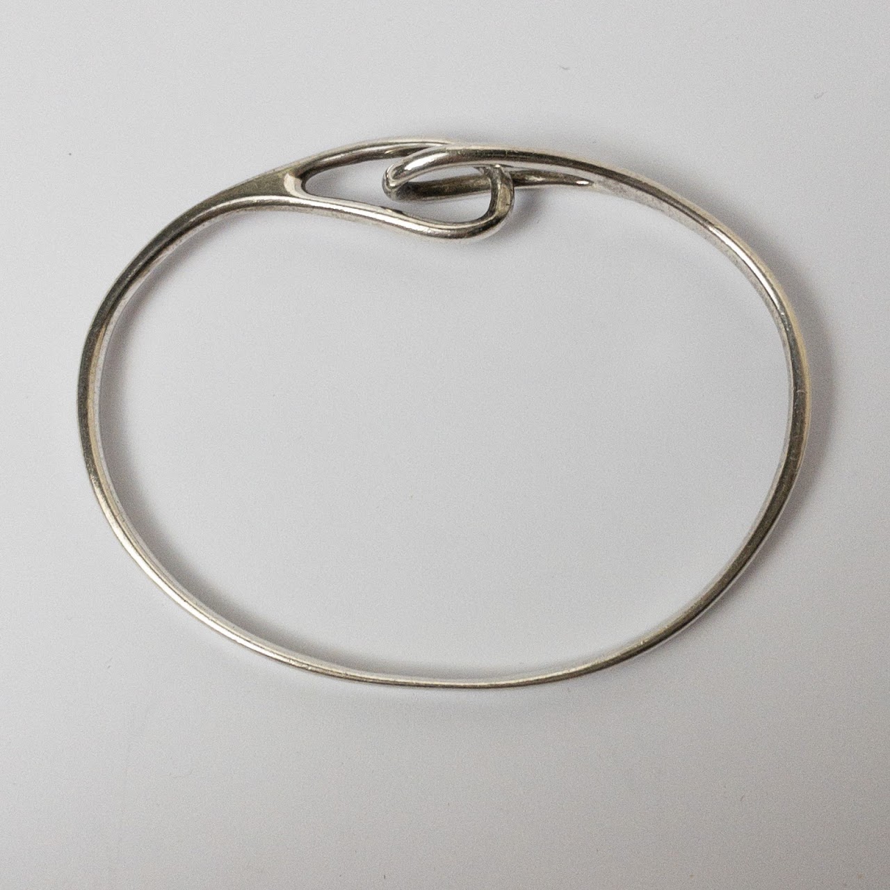 Tiffany & Co. Sterling Silver Infinity Bangle Bracelet