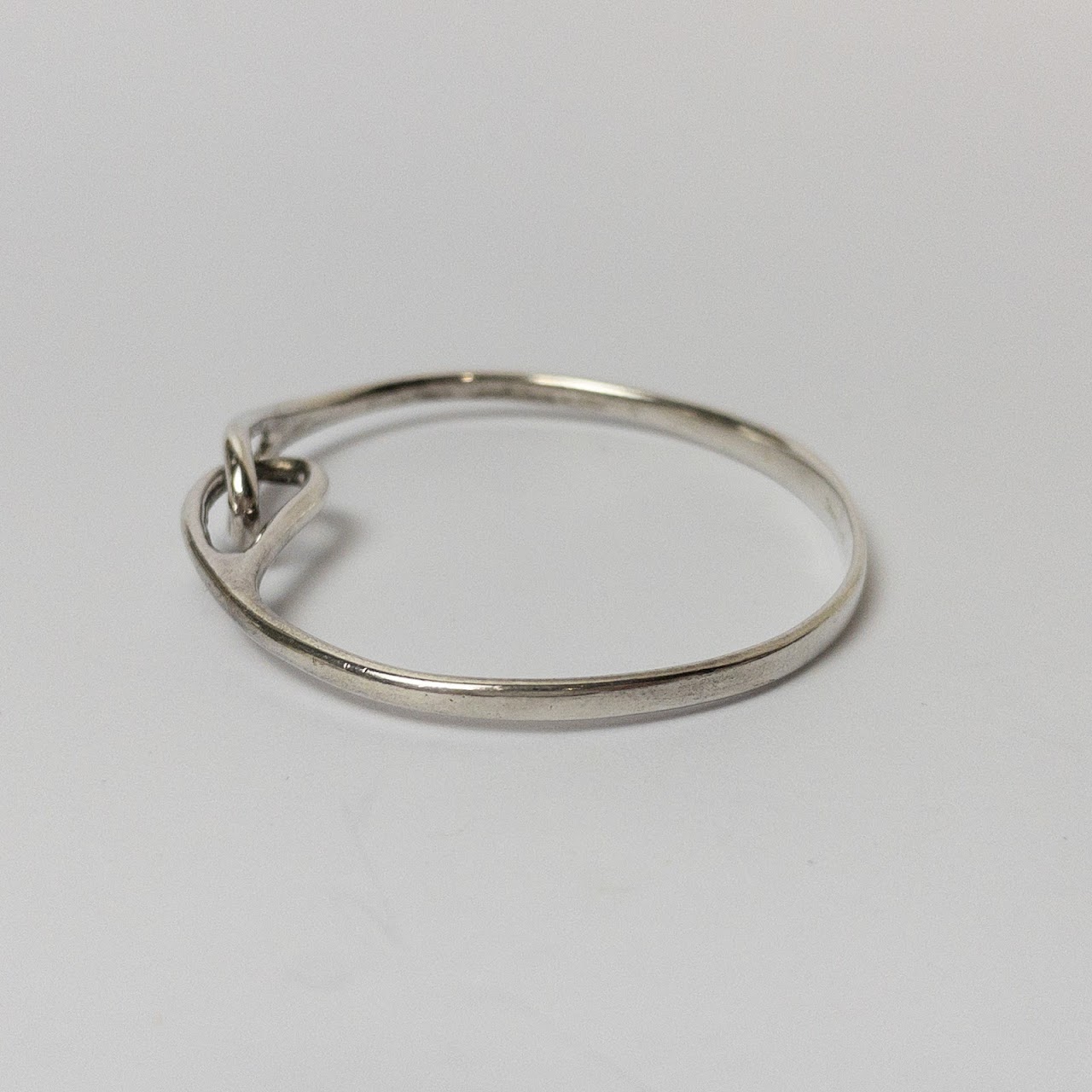 Tiffany & Co. Sterling Silver Infinity Bangle Bracelet