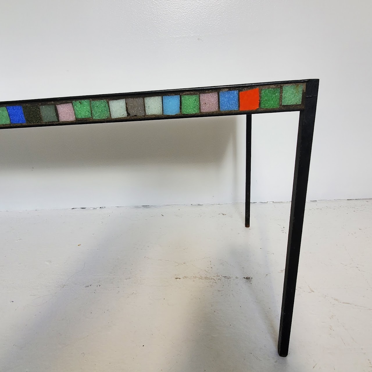 Mosaic & Iron Decorative Table