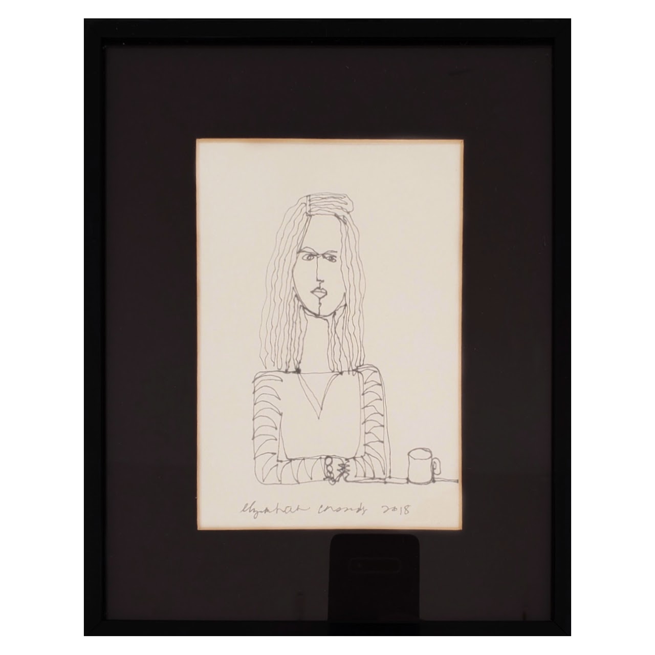 Elizabeth Cassidy Signed Ink Drawing #1