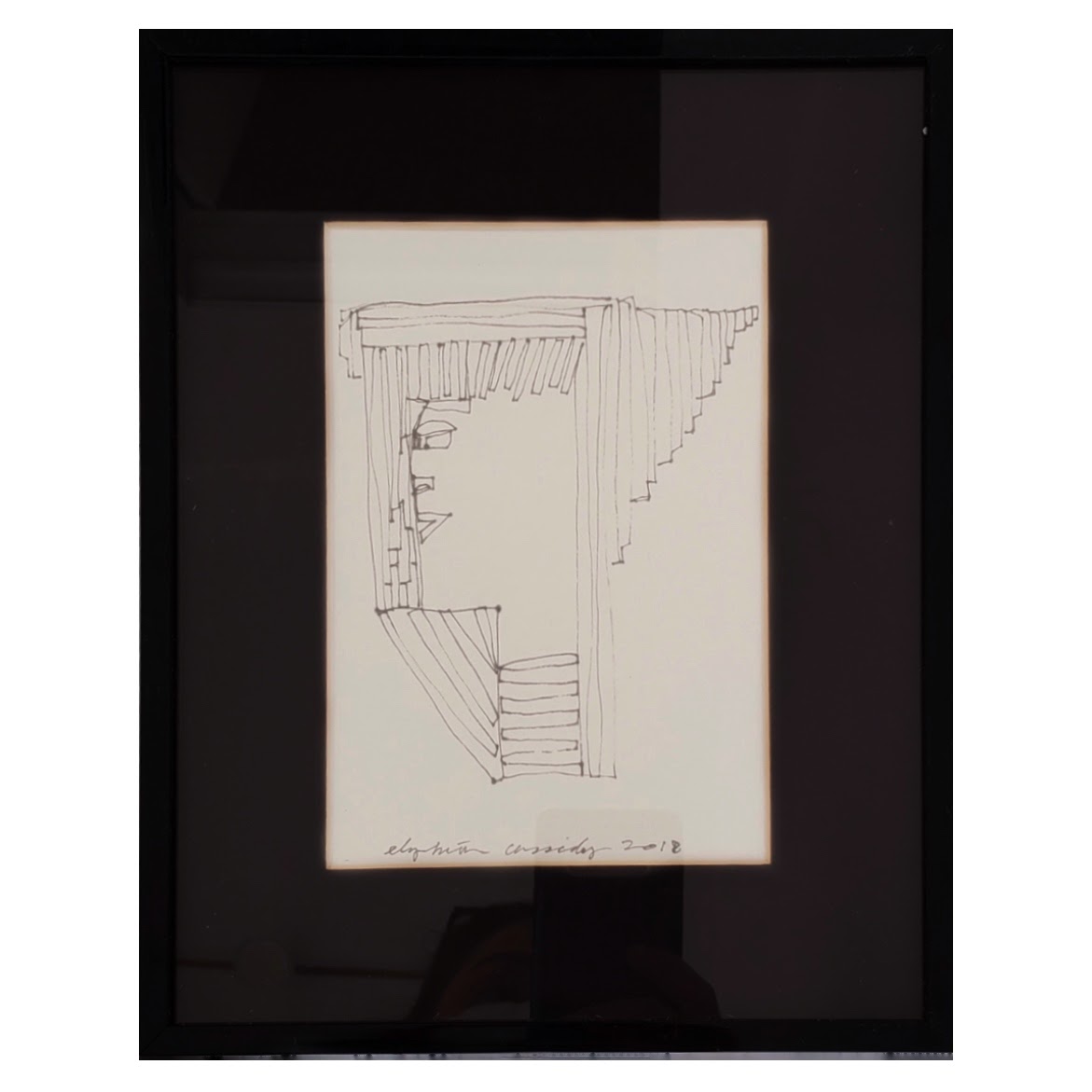 Elizabeth Cassidy Signed Ink Drawing #3