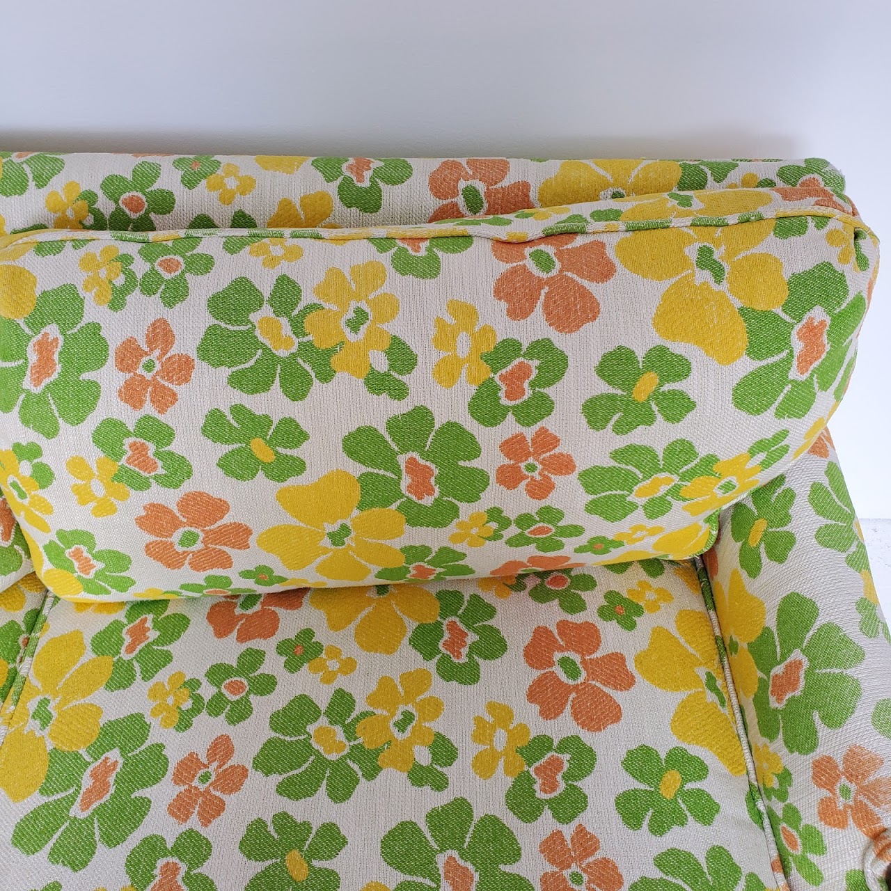 Vintage Mod Floral Sofa