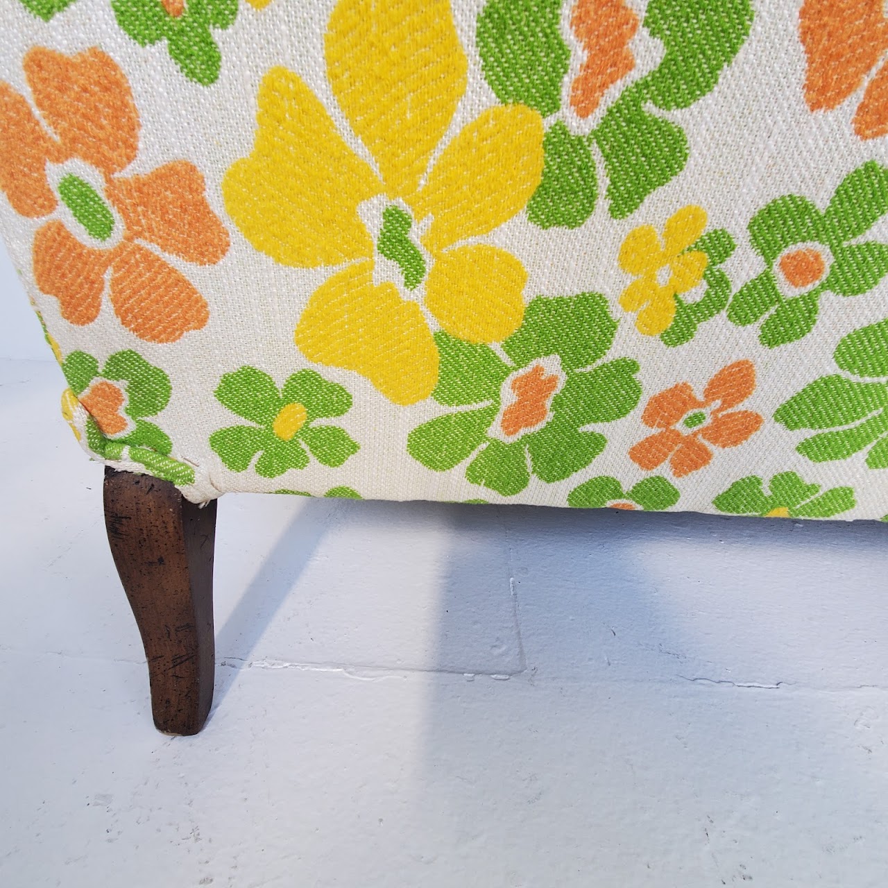 Vintage Mod Floral Sofa