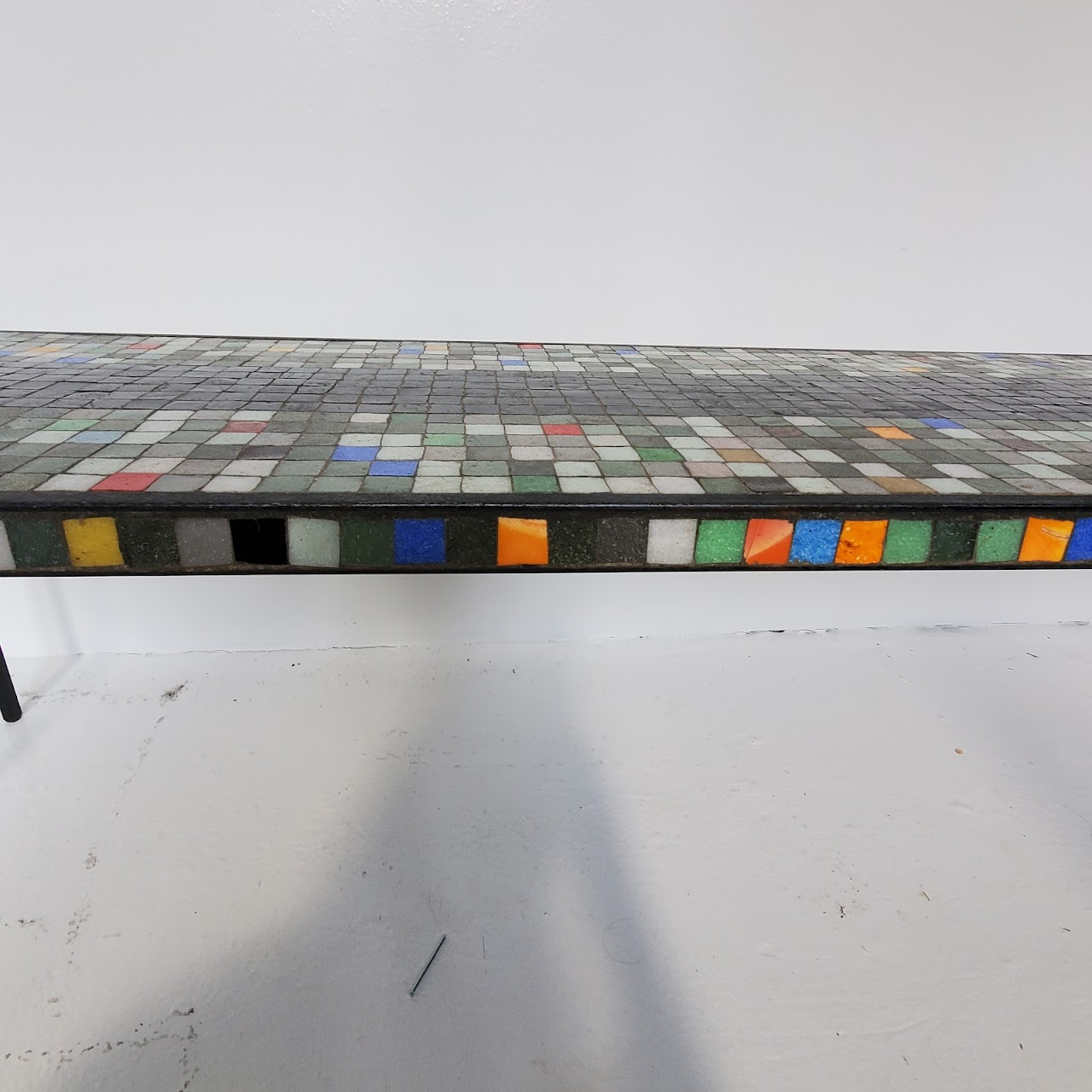 Mosaic & Iron Decorative Table