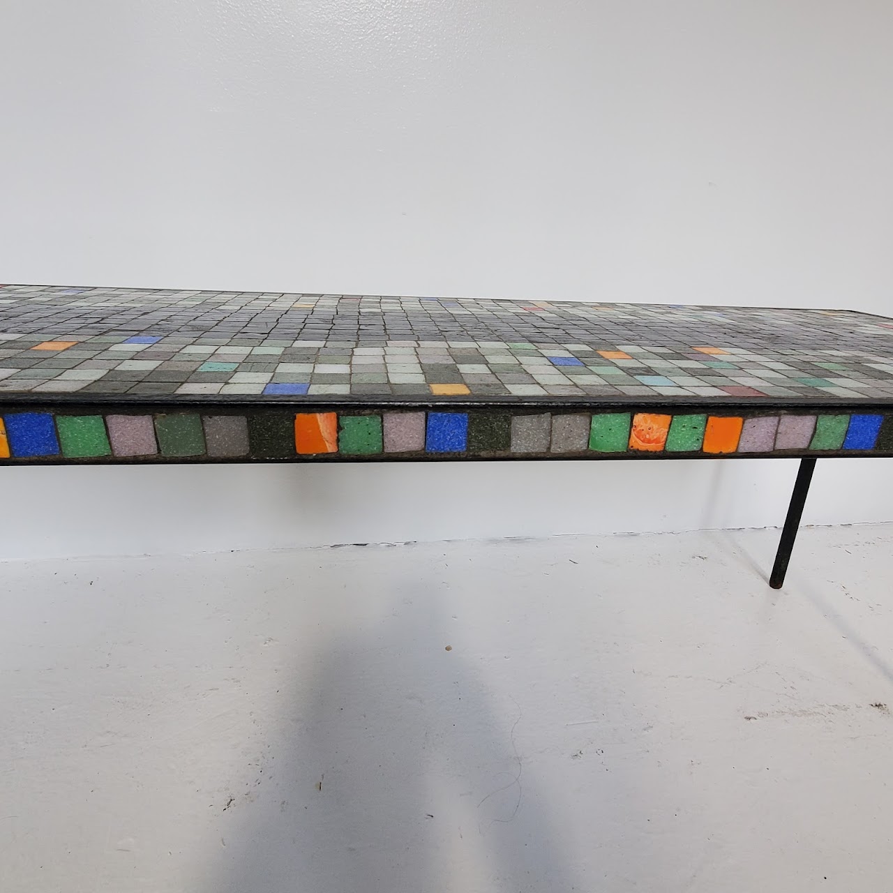 Mosaic & Iron Decorative Table