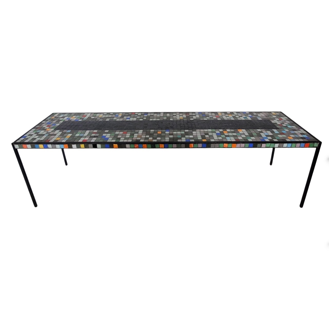 Mosaic & Iron Decorative Table