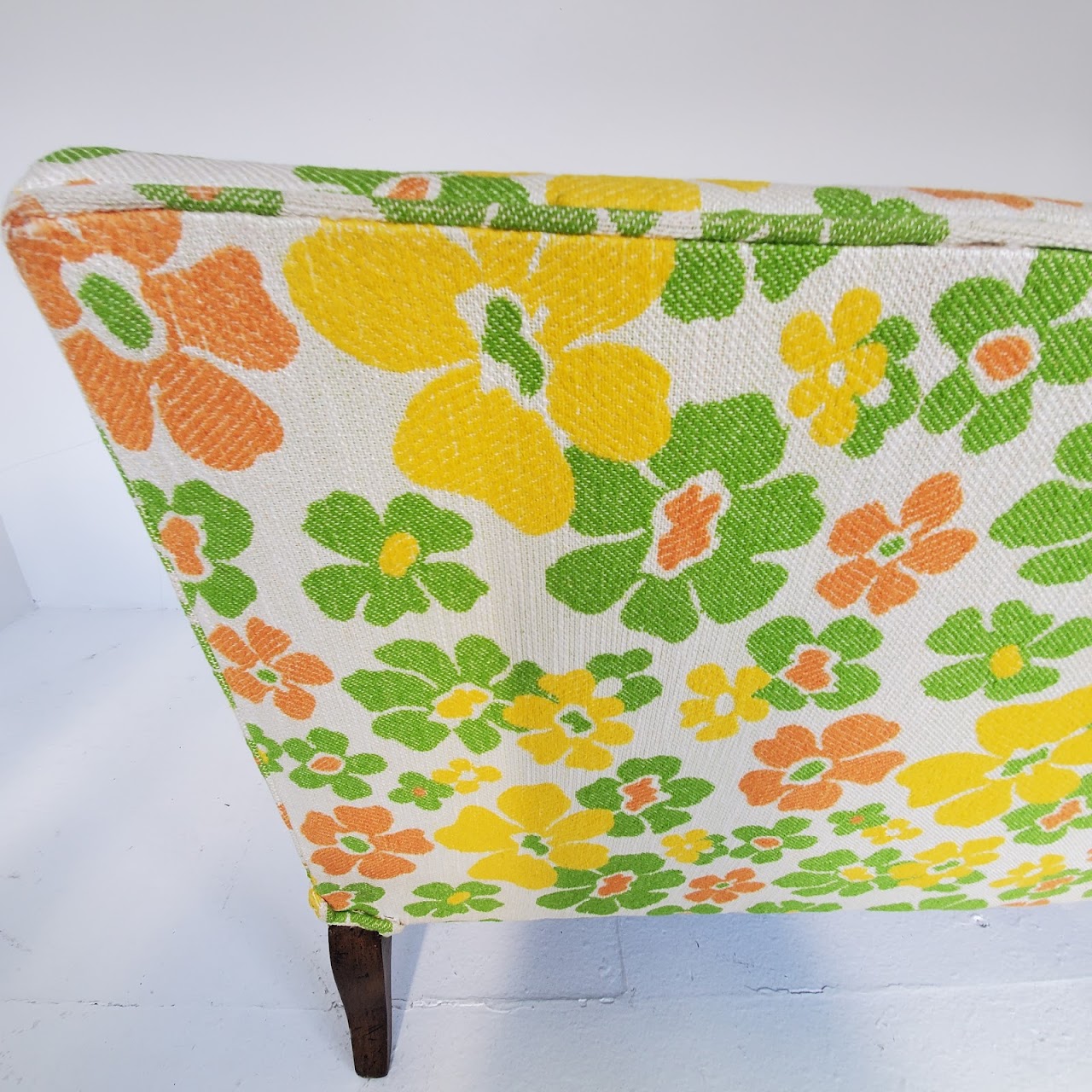 Vintage Mod Floral Sofa