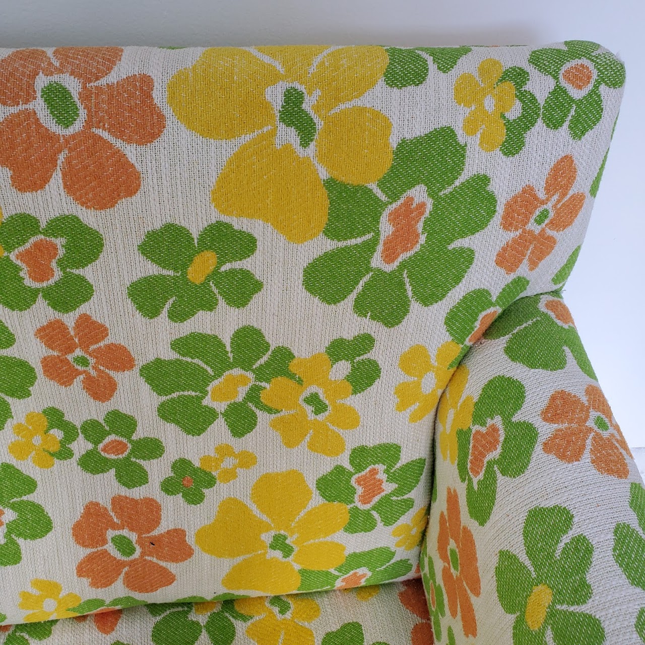 Vintage Mod Floral Sofa