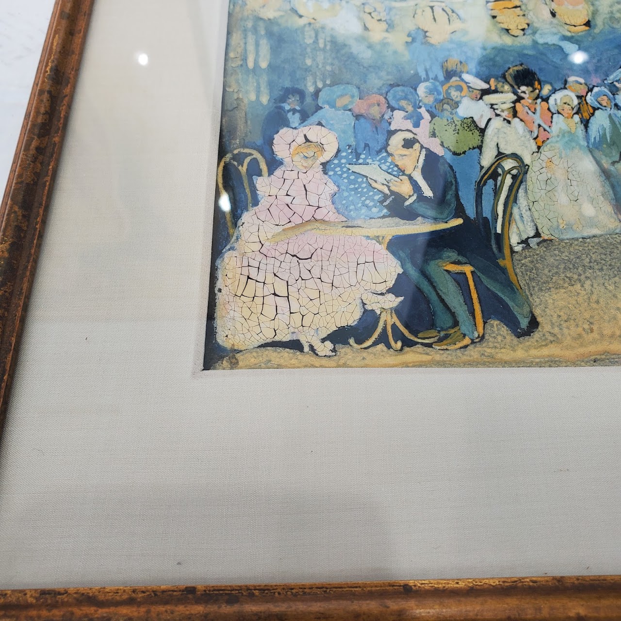 Peggy Baron Signed High Society Painting