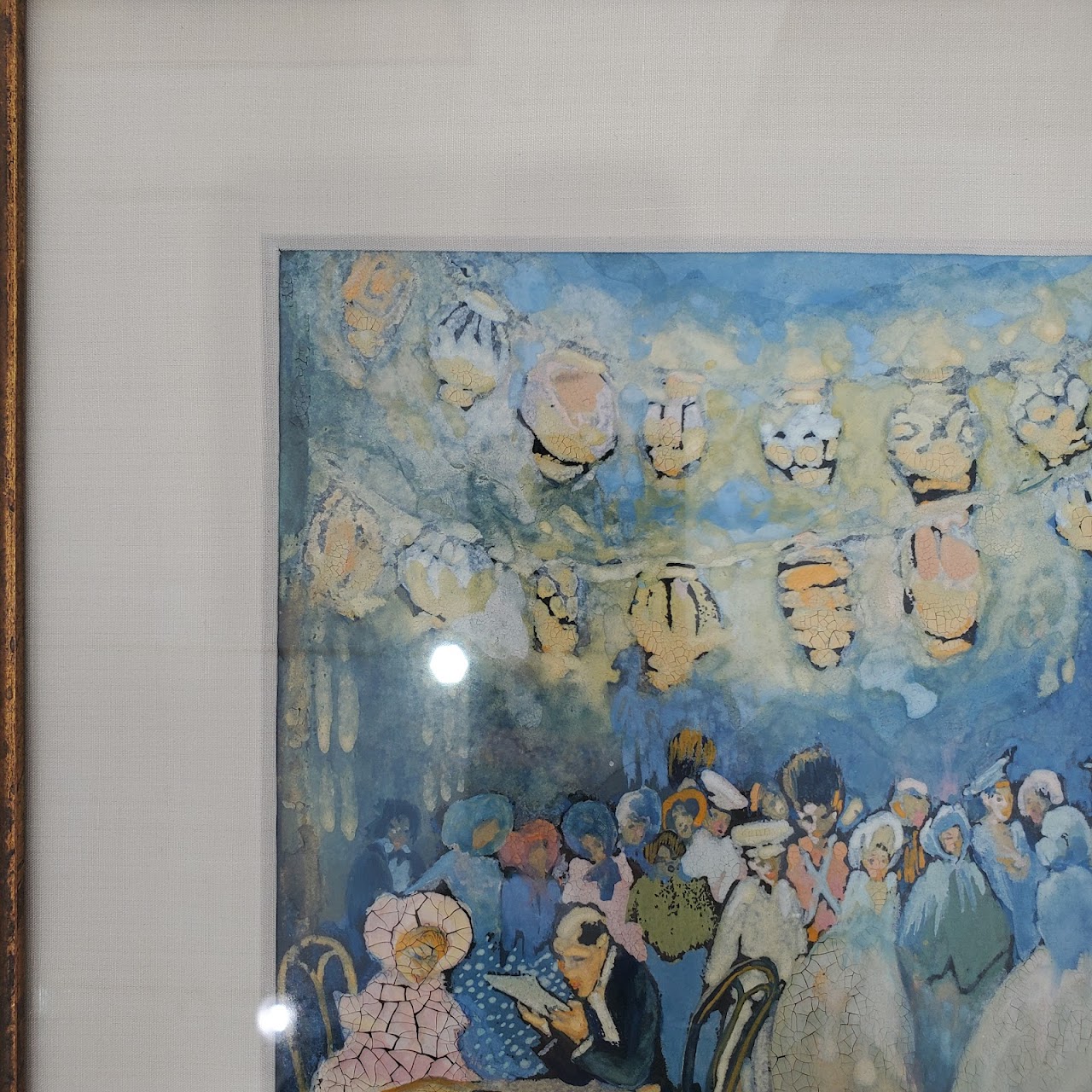 Peggy Baron Signed High Society Painting